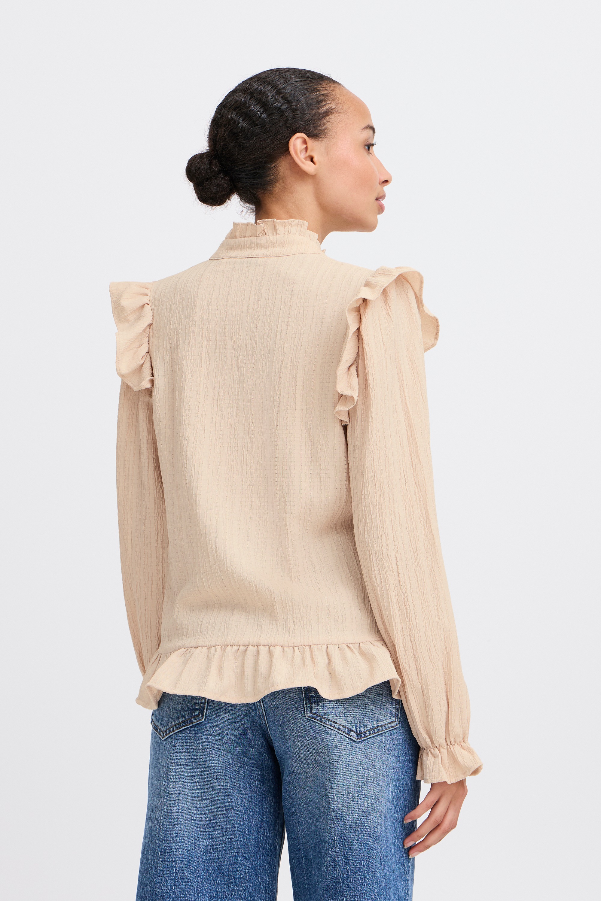 b.young Kurzarmbluse »Damen Kurzarm-Bluse BYJULIANA«