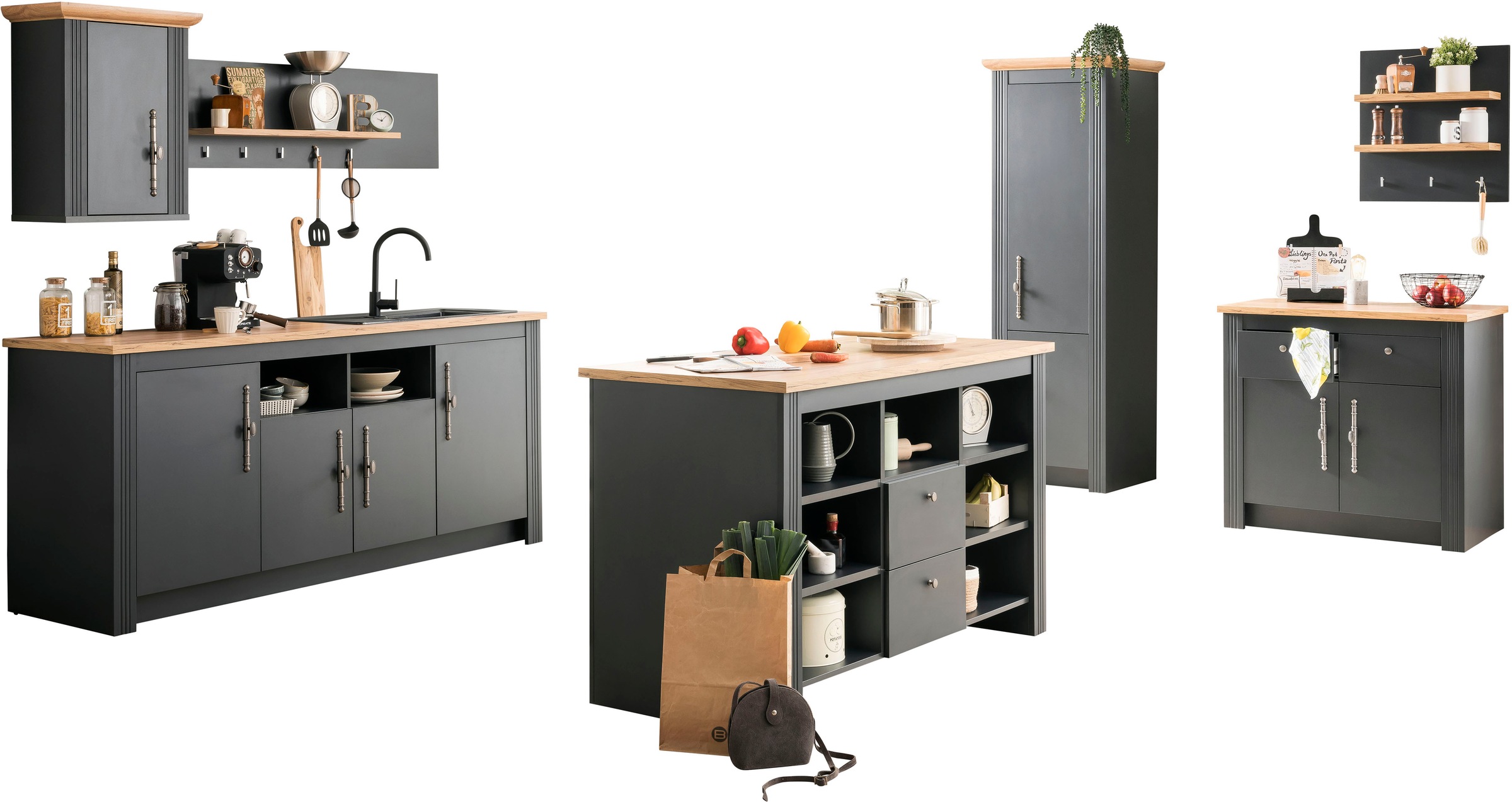 OTTO home Küche "KS-Westminster" Breite 366 cm, ohne E-Geräte günstig online kaufen