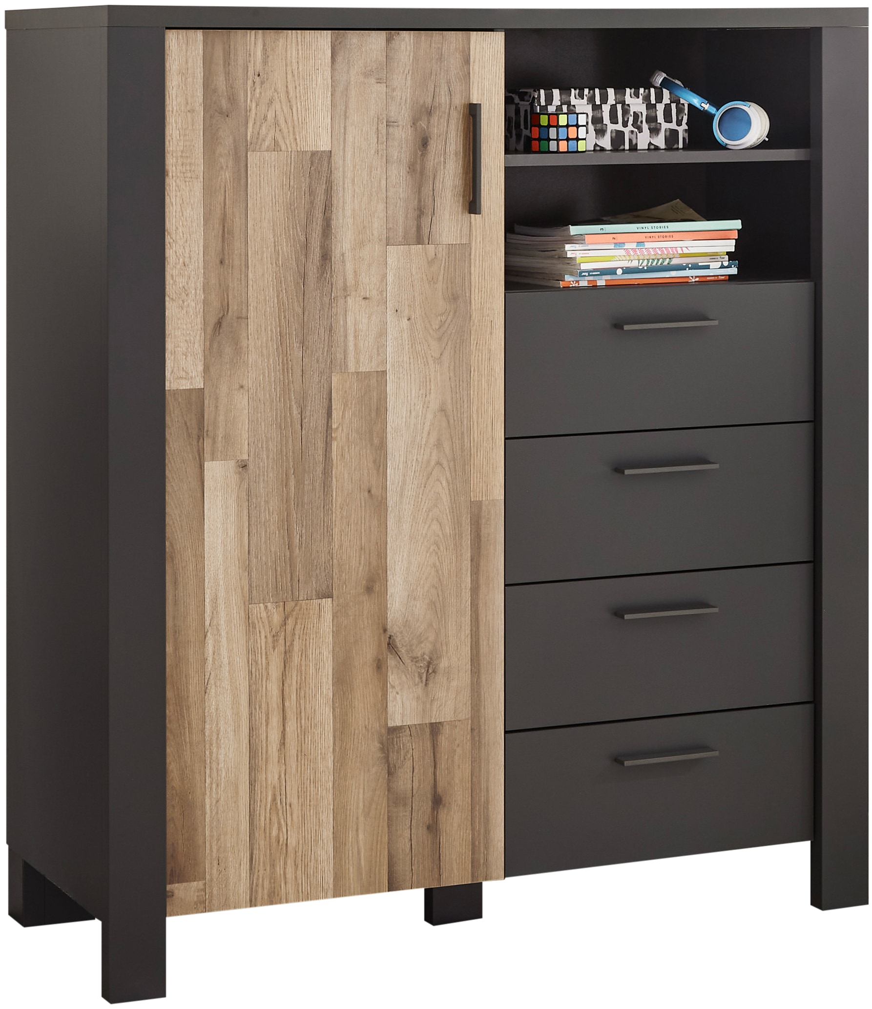 Begabino Highboard "Dallas Hochkommode, Sideboard", mit Schubkästen, Schran günstig online kaufen