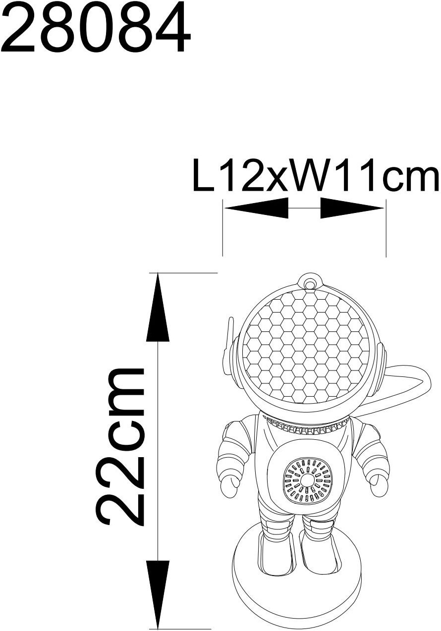 GLOBO LIGHTING Tischleuchte »COSMO« LED-Modul 1 Stk. Tischlampe Nachttischlampe Deko-Tischleuchte Schlafzimmer
