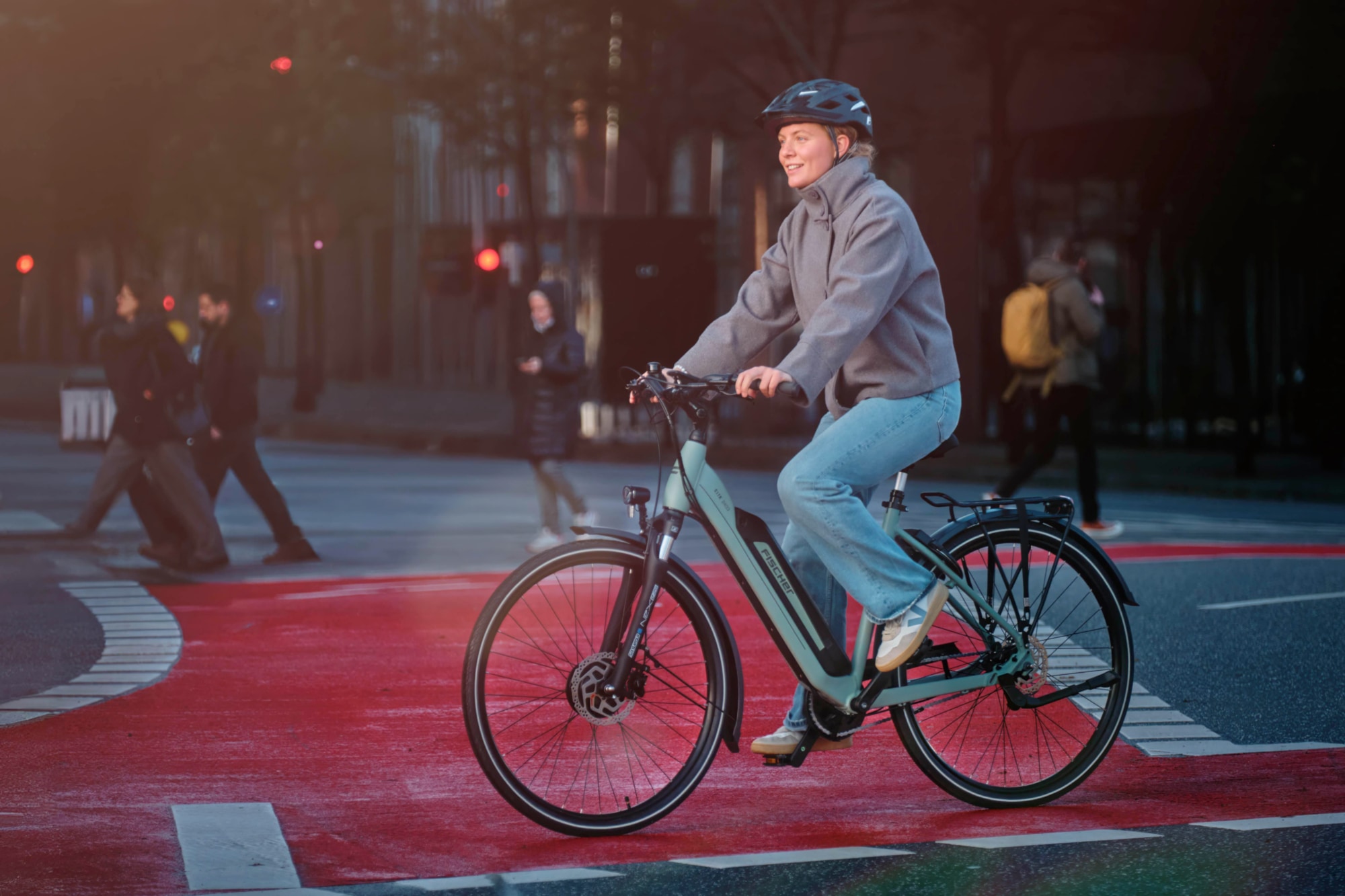 FISCHER Fahrrad »CITA 2403 459« 7 Gang Shimano NEXUS Schaltwerk Frontmotor mit Akku-Ladegerät;mit Werkzeug,  Pedelec, Elektrofahrrad für Damen und Herren