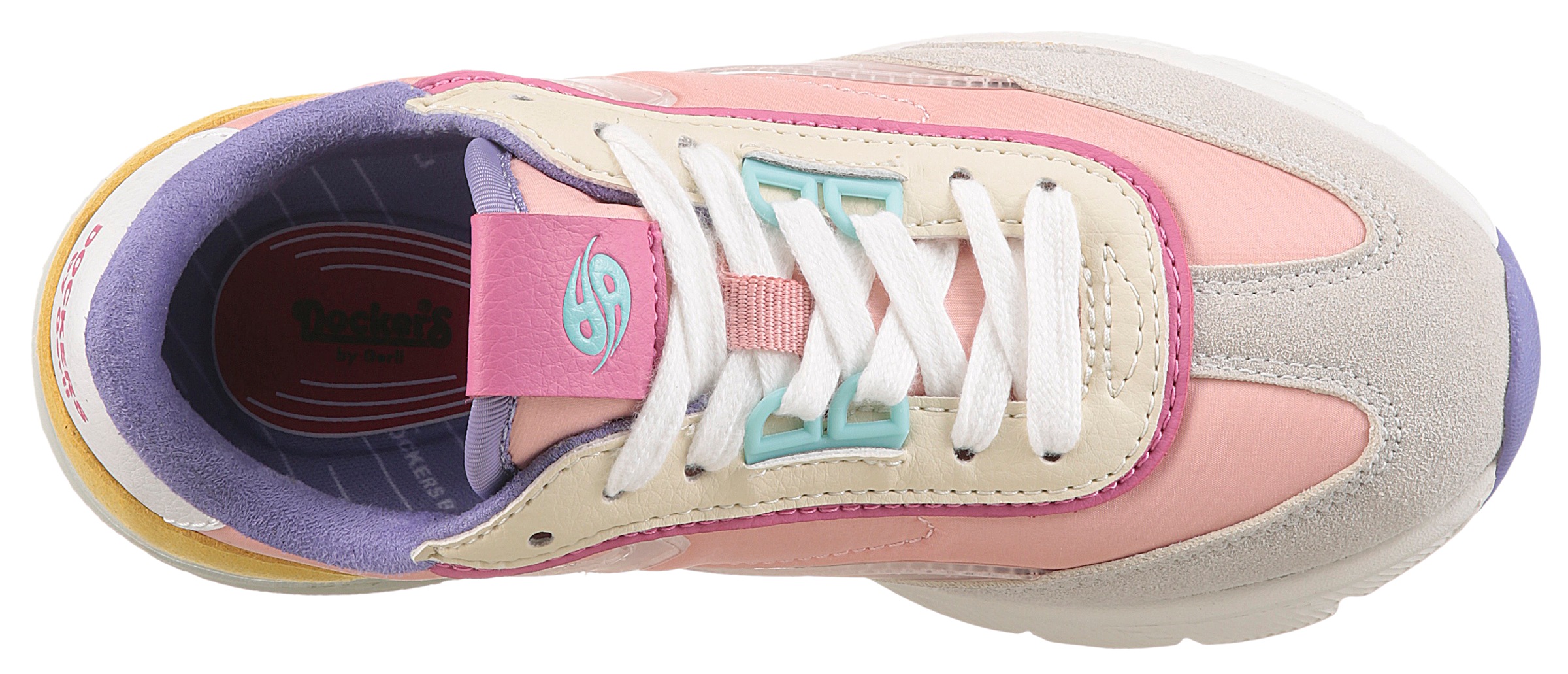 Dockers by Gerli Sneaker, Schnürschuh, Freizeitschuh, Mädchen Schuh mit Schnürung