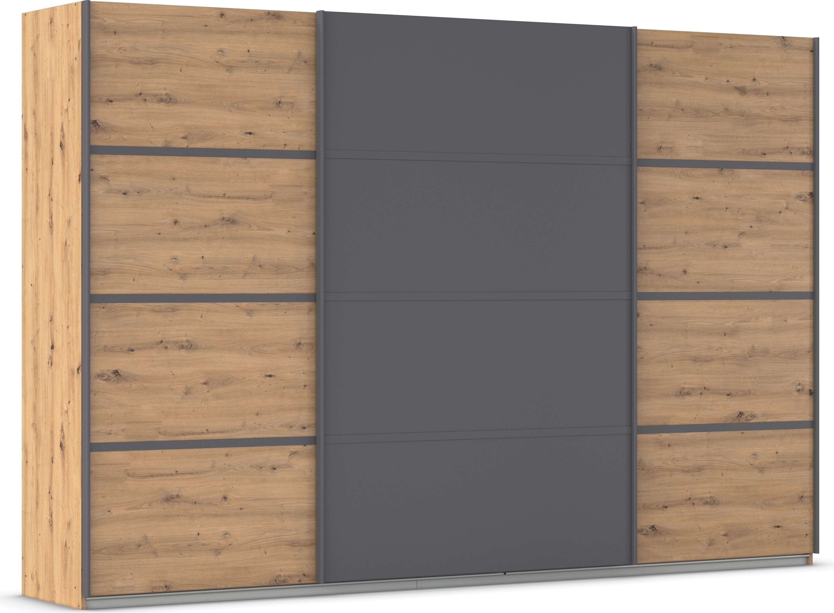 OTTO home Kleiderschrank "Mehrzweckschrank Aktenschrank Möbel Mietswohnung Schlafzimmer AVOLA" 3 verschiedene Ausstattungen BASIC/CLASSIC/PREMIUM (inkl. SOFT-CLOSE), mit eleganten Zierleisten in Chrom, Schwarz oder Weiß MADE IN GERMANY