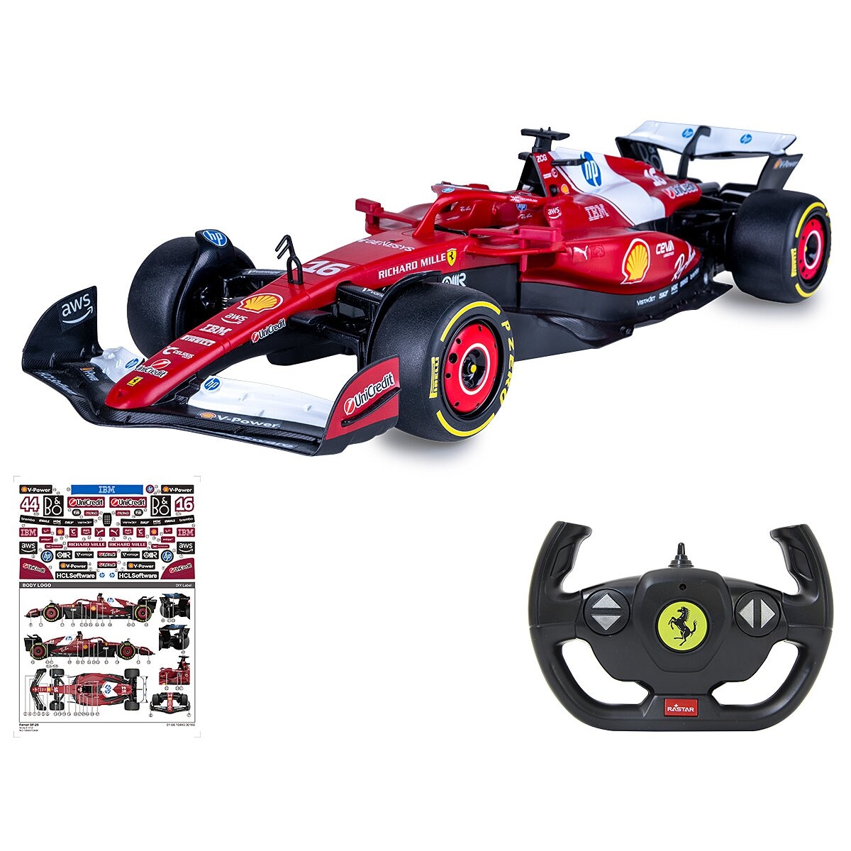 Jamara RC-Auto »Ferrari SF-25 1:12 rot 2,4GHz«