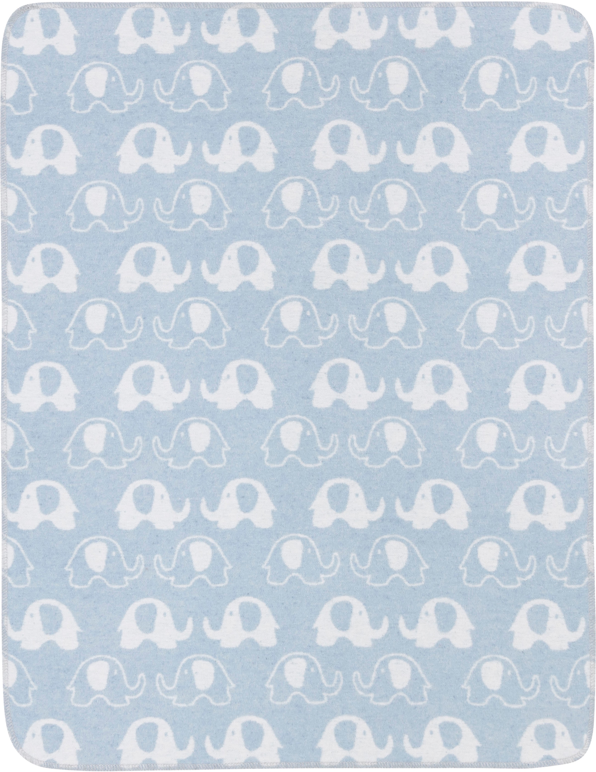 Biederlack Babydecke »Babydecke Lovely Elephants«, Babydecke Lovely Elephants mit kleinen Elefanten