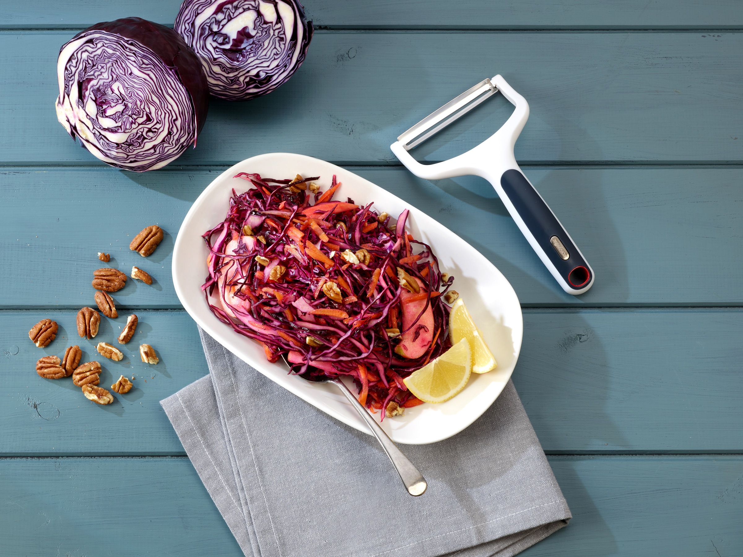 zyliss Sparschäler »Smooth Glide Wide Peeler«, für Lebensmittel mit besonders harter Schale geeignet