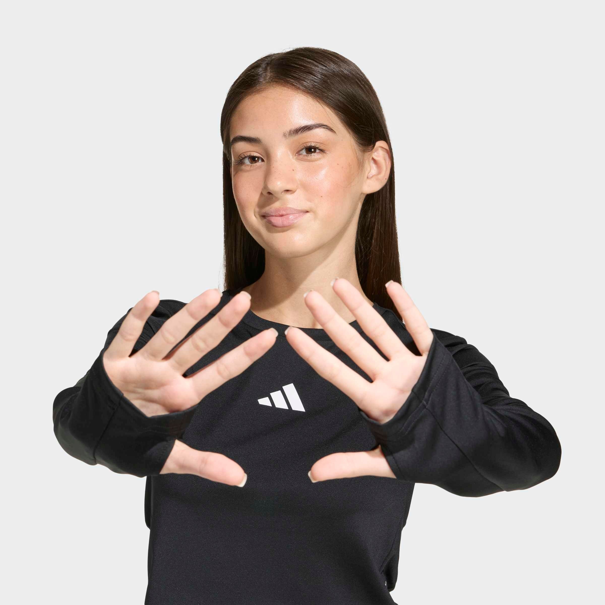 Thumbnail - adidas Sportswear Funktionsshirt "JG TF CROP LS"