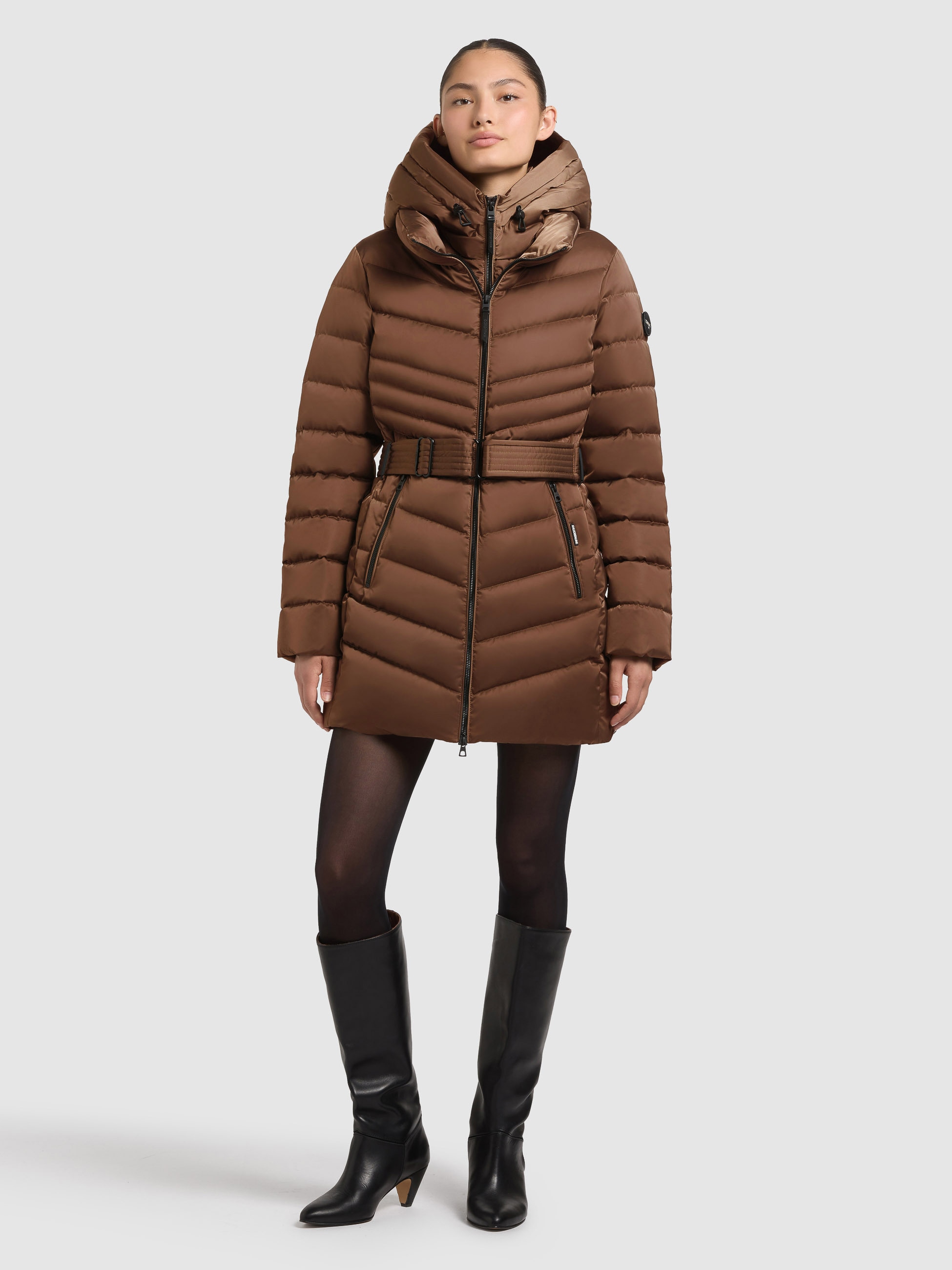 khujo Steppjacke »KINA« mit Kapuze