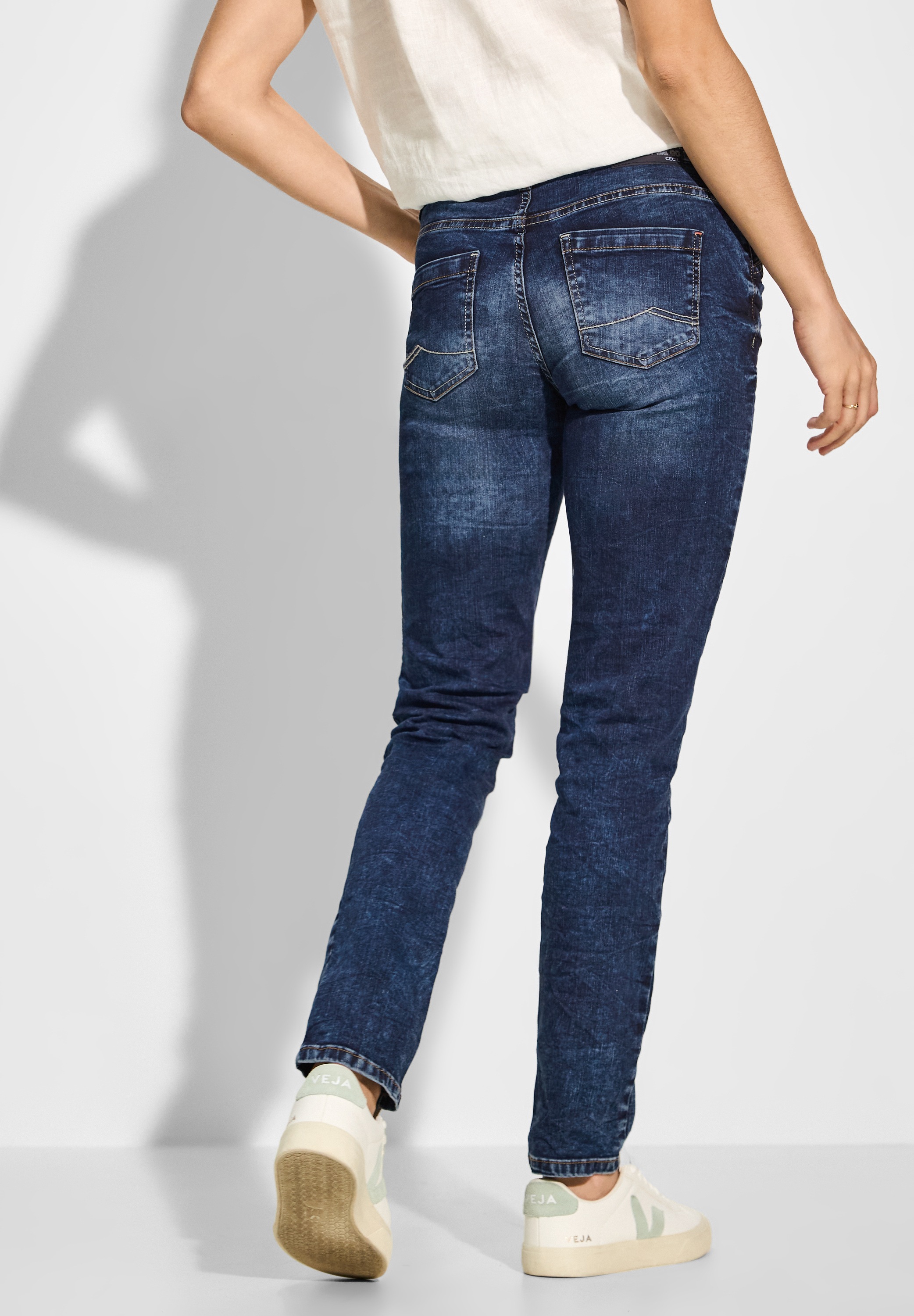 Cecil Comfort-fit-Jeans, Middle Waist