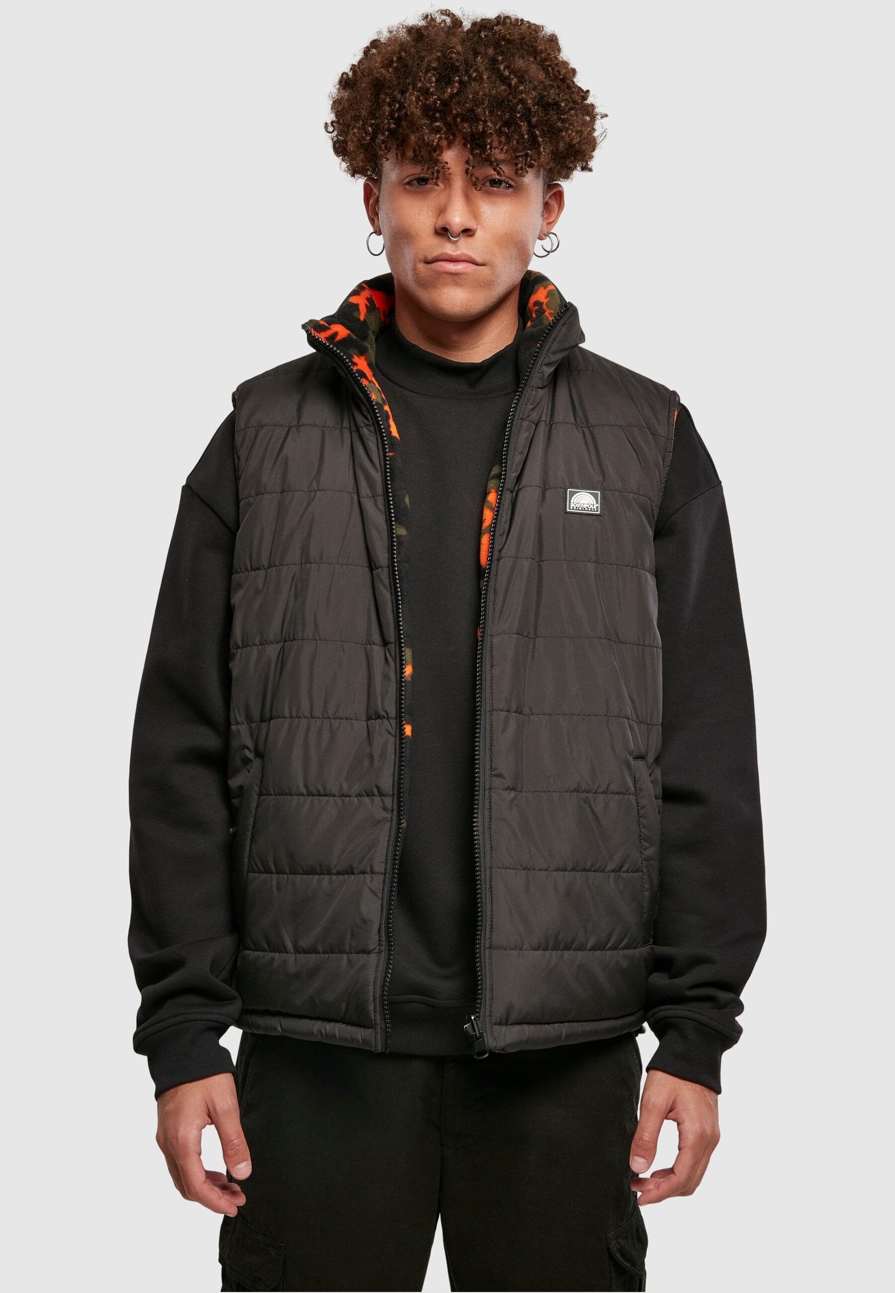 Southpole Jerseyweste »Southpole Herren Southpole Reversible Bubble Vest«, (1 tlg.)