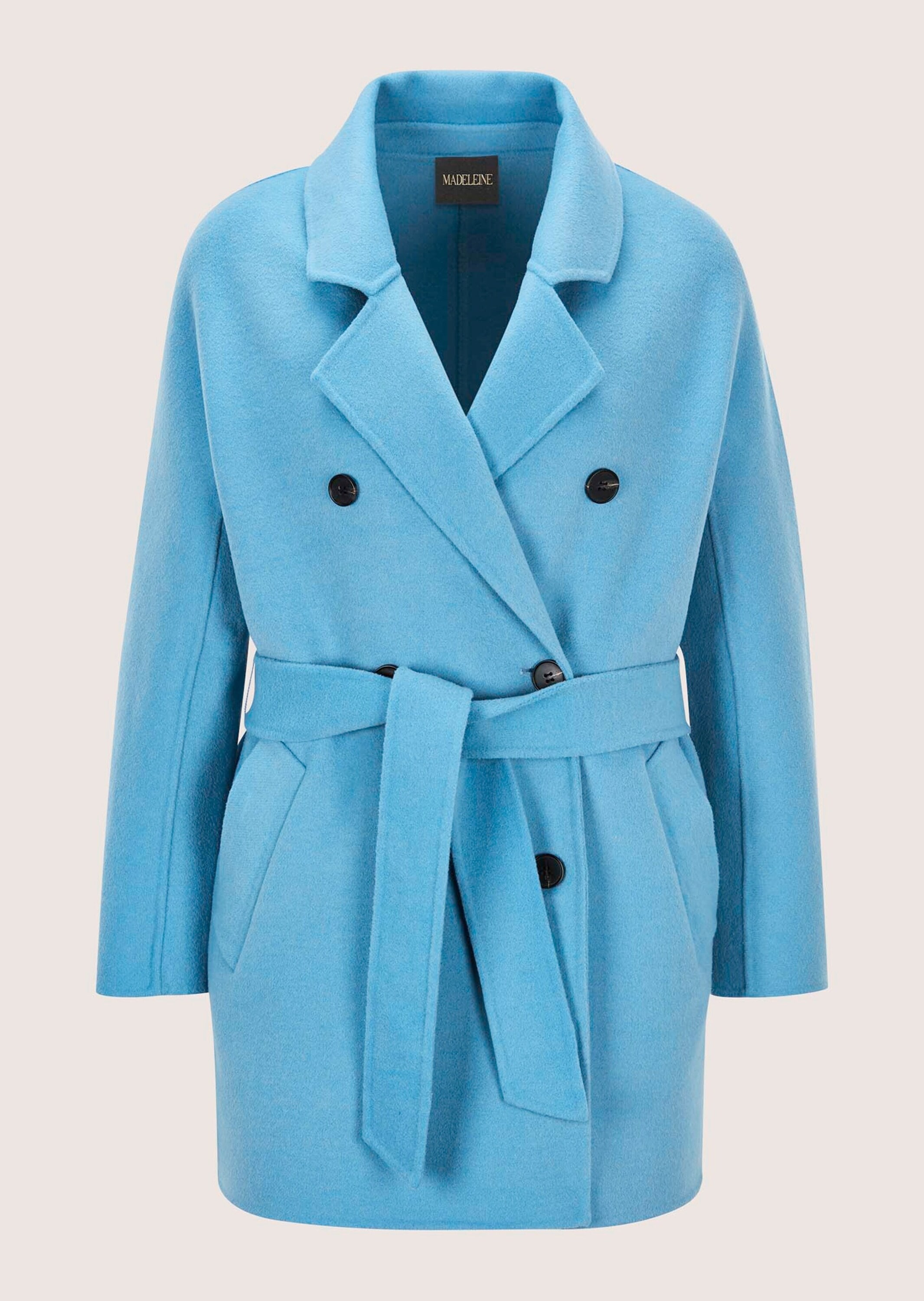 MADELEINE Langmantel "Kurzmantel Eleganter Zweireiher aus feiner Wolle" günstig online kaufen