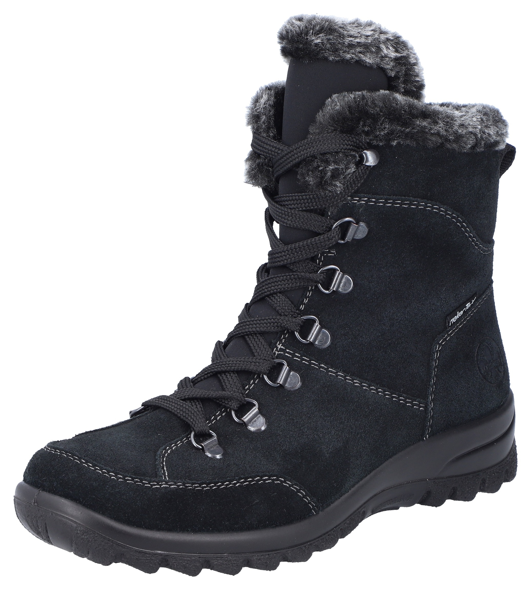 Winterboots, Schnürboots, Stiefelette mit wasserabweisender riekerTEX-Membran