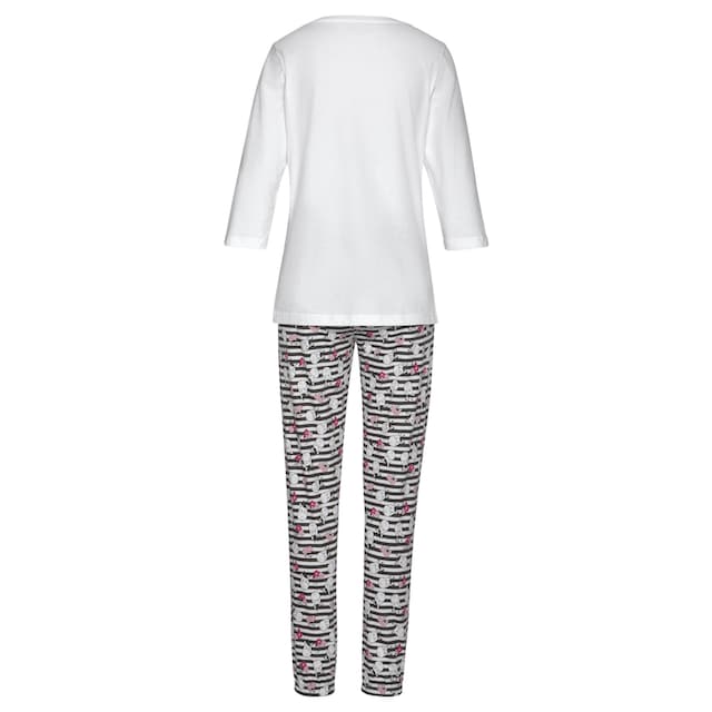 Vivance Dreams Pyjama, (4 tlg., 2 Stück), mit verspieltem Tierprint ▷ für |  BAUR