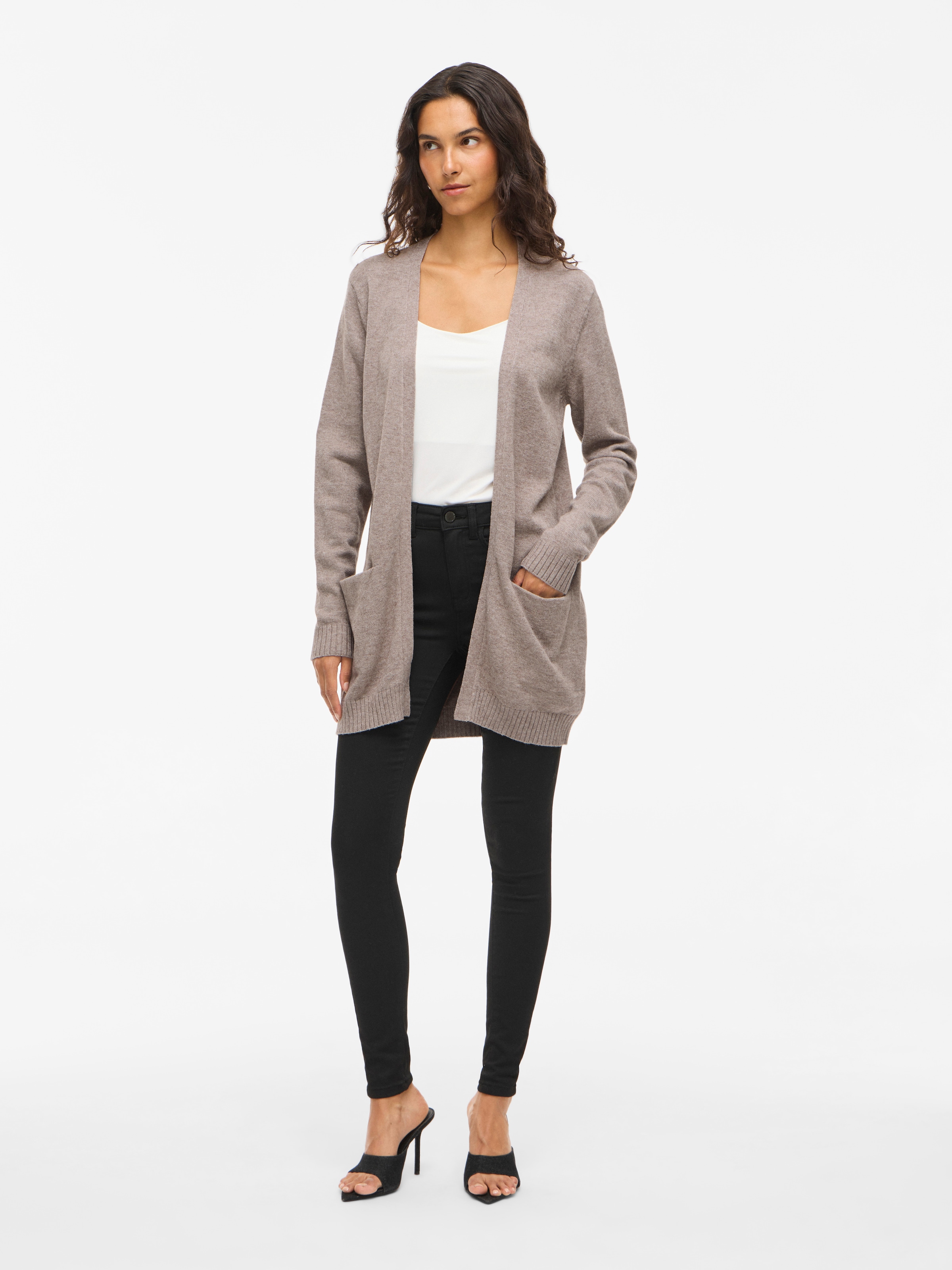 Vila Strickjacke »VIRIL OPEN L/S KNIT CARDIGAN - NOOS«