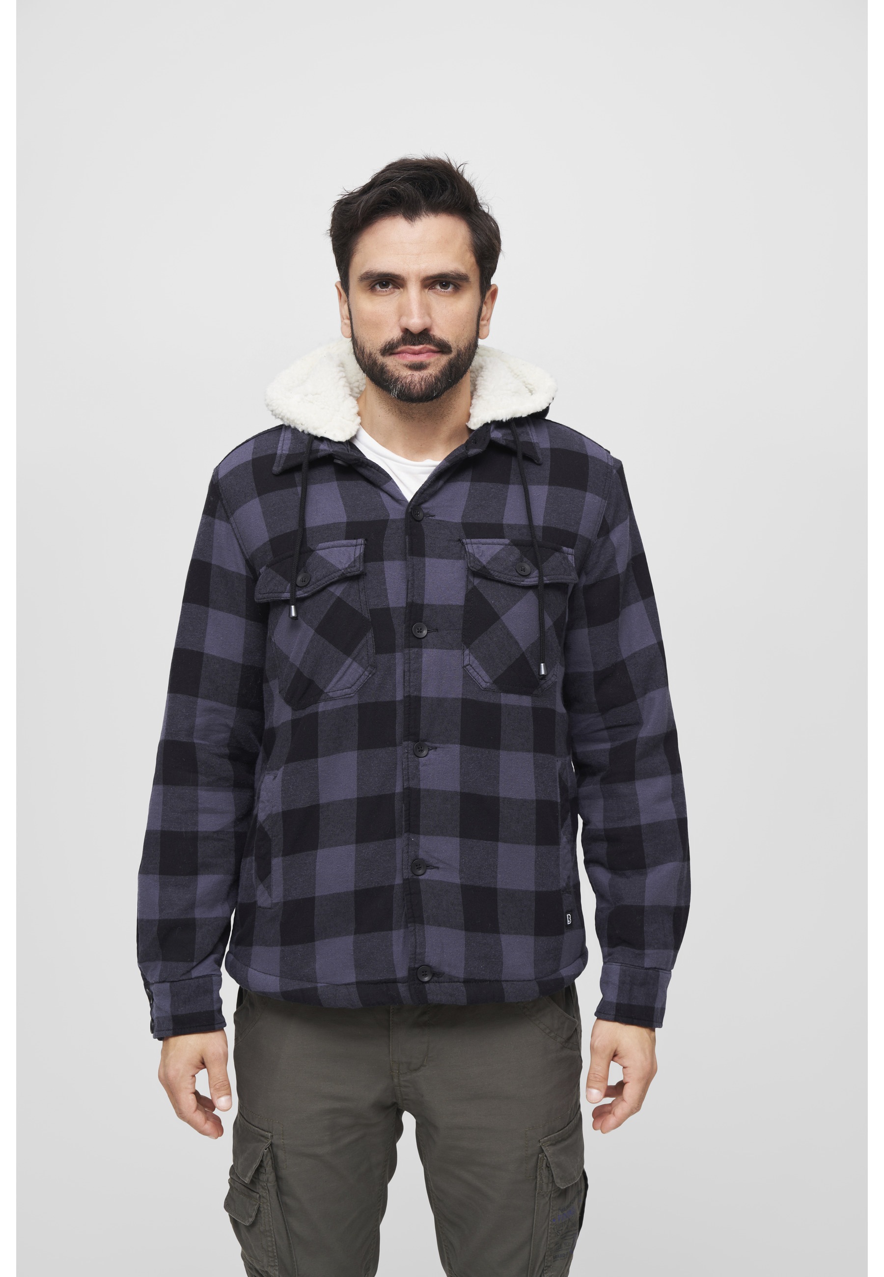 Brandit Anorak »Brandit Herren Lumberjacket Hooded« 1 Stk. tlg. mit Kapuze