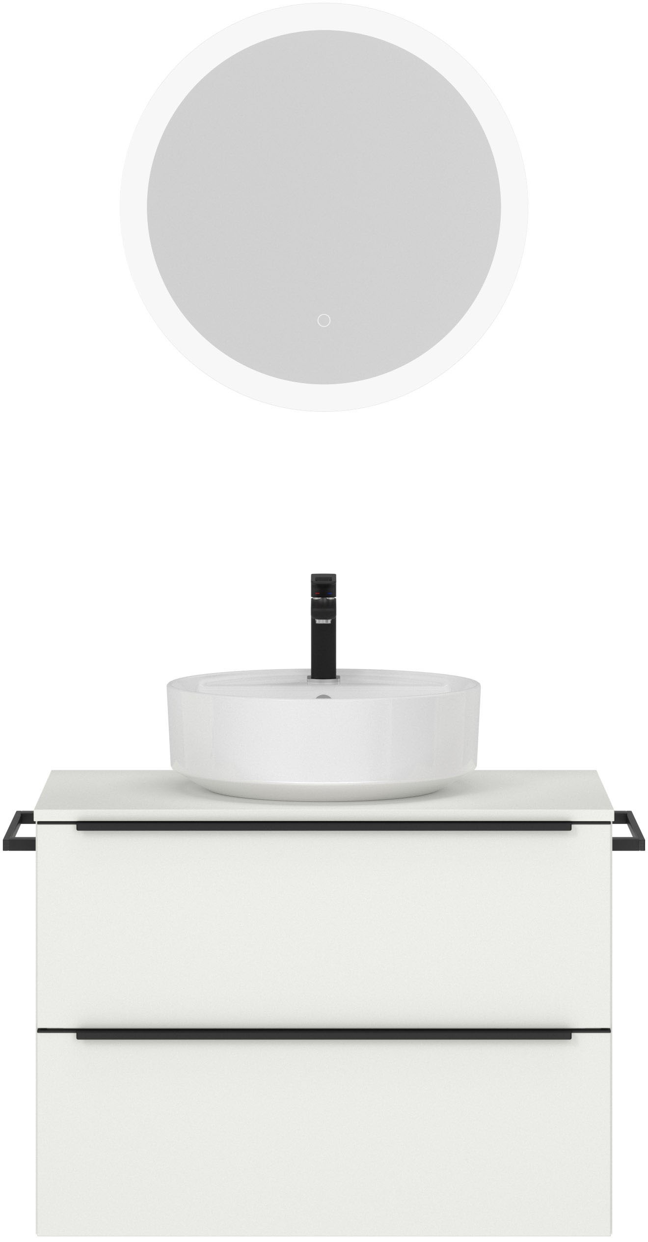 nobilia Badmöbel-Set "Alvene" vormontiert, mit Soft-Close, 2 Stk. tlg. günstig online kaufen