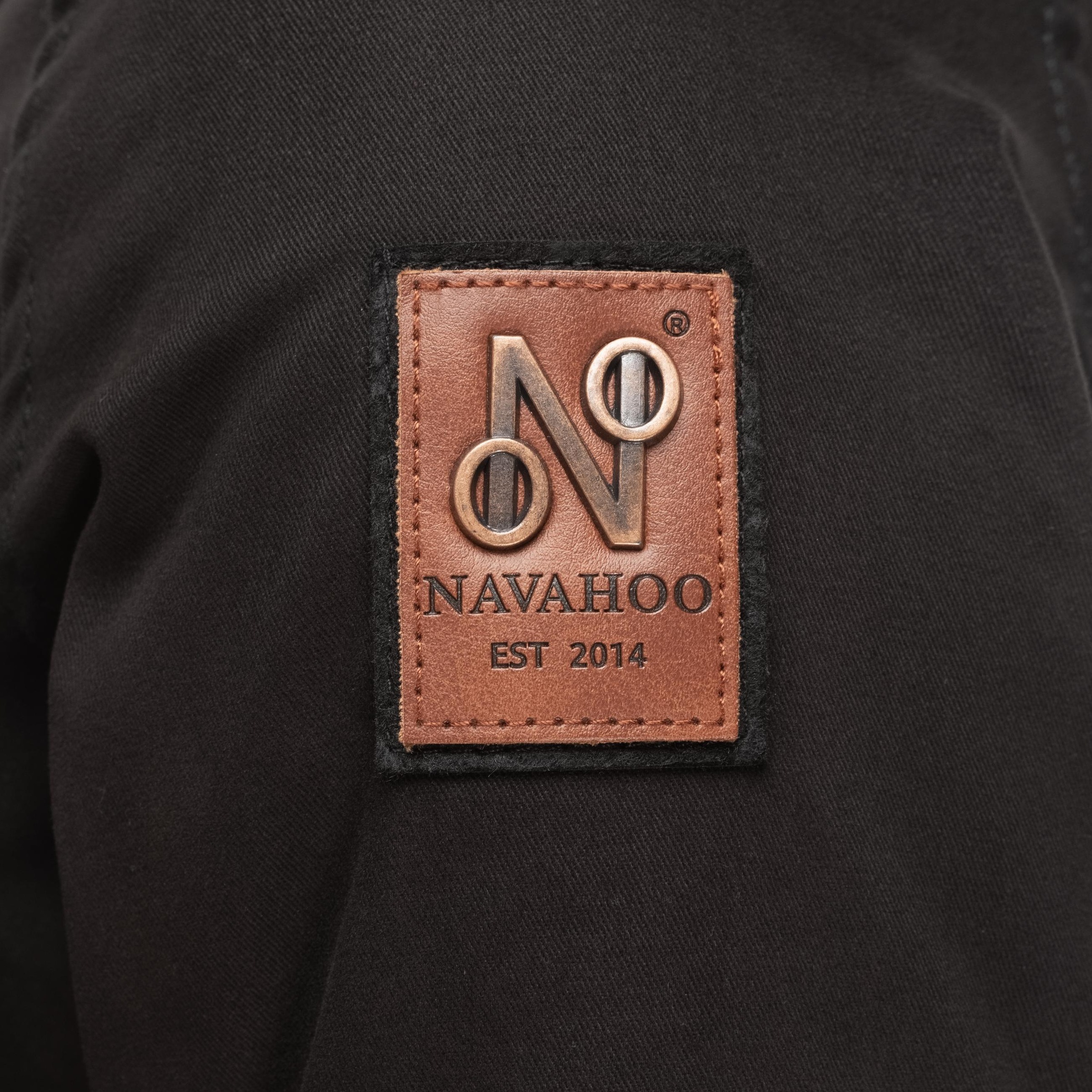 Navahoo Wintermantel »Rosinchen«, stylischer Damen Winter Baumwollparka mit Kunstfell