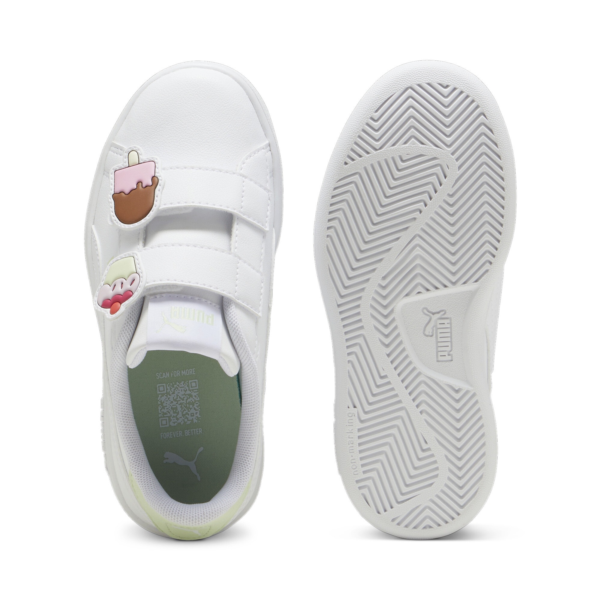 PUMA Sneaker »PUMA Smash 3.0 Badges Sneakers Mädchen«
