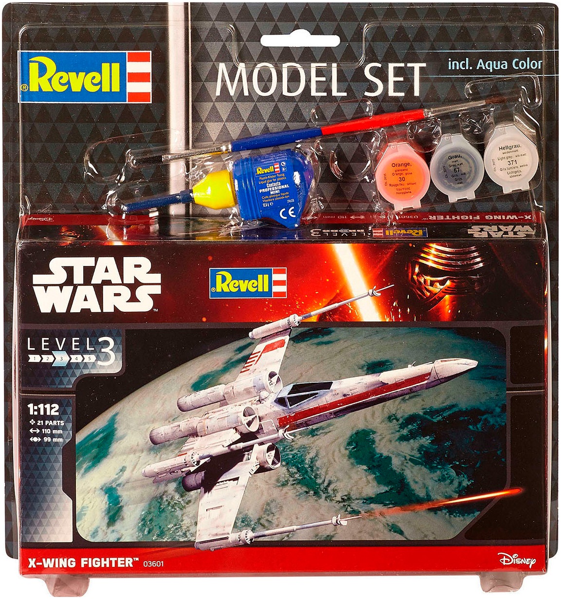 Revell® Modellbausatz »X-wing Fighter, Star Wars«, Made in Europe
