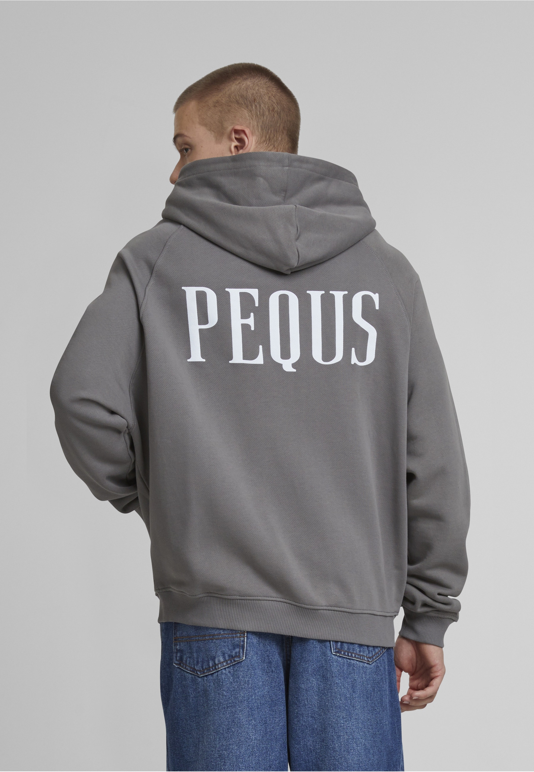 PEQUS Kapuzenpullover »PEQUS PEQUS Back Logo Zip Hoodie« 1 tlg.