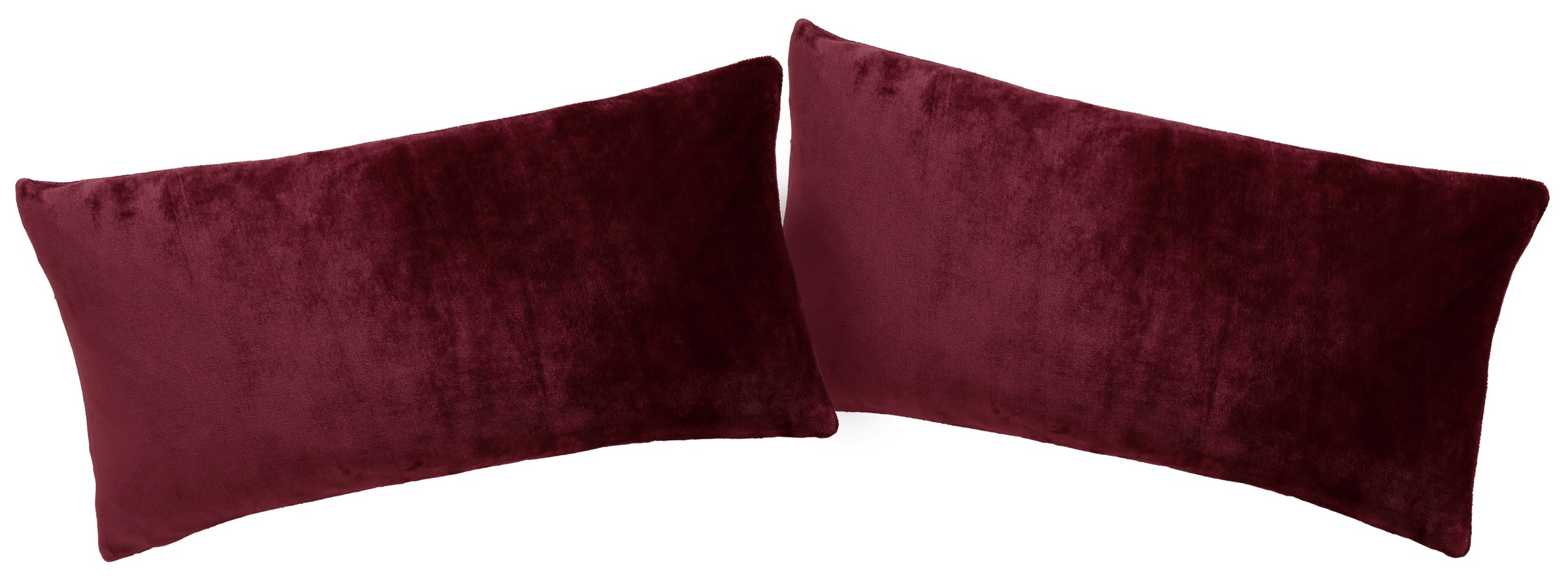 Kissenbezug MY HOME, B:40cm L:80cm, rot, Microfaser, Obermaterial: 100% Polyester, Kissenbezüge, "Desner3", Kissenhülle mit Reißverschluss,