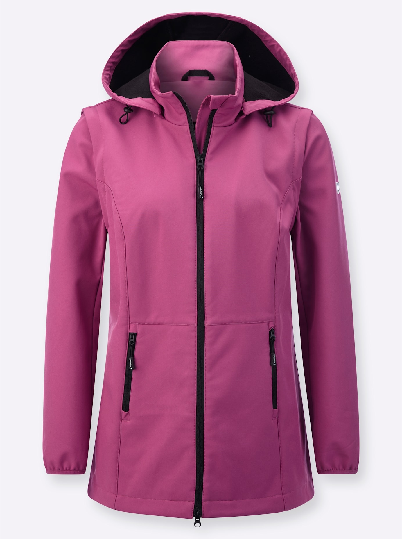 Casual Looks Softshelljacke, mit Kapuze