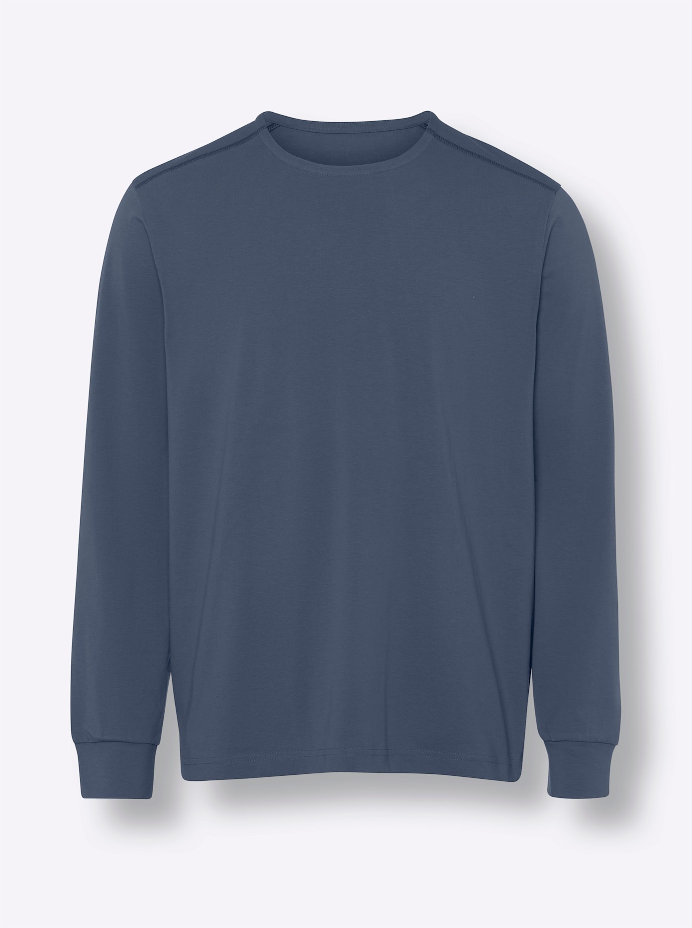 Classic Rundhalsshirt »Langarm-Shirt«, (1 tlg.)