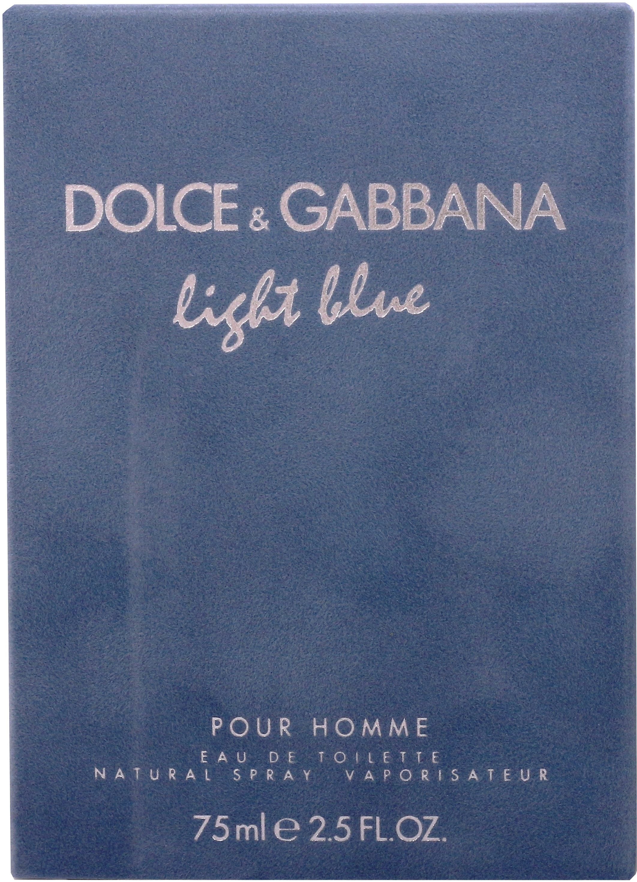 DOLCE & GABBANA Eau de Toilette »Light Blue Pour Homme«, EdT für Männer, Parfum, for him