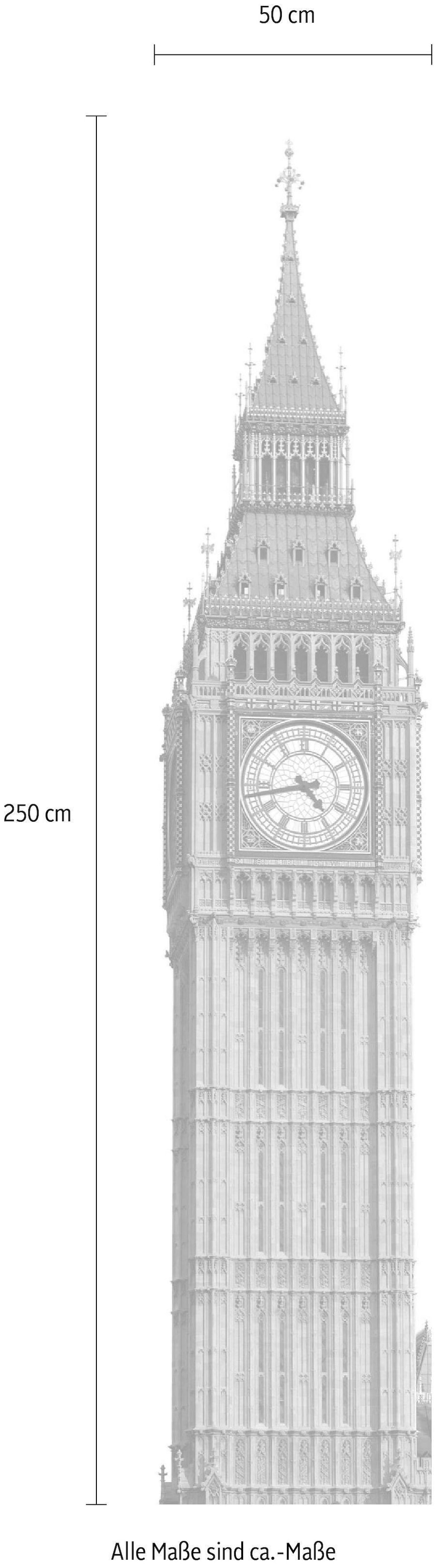Komar Vliestapete »Big Ben«, 50x250 cm (Breite x Höhe)