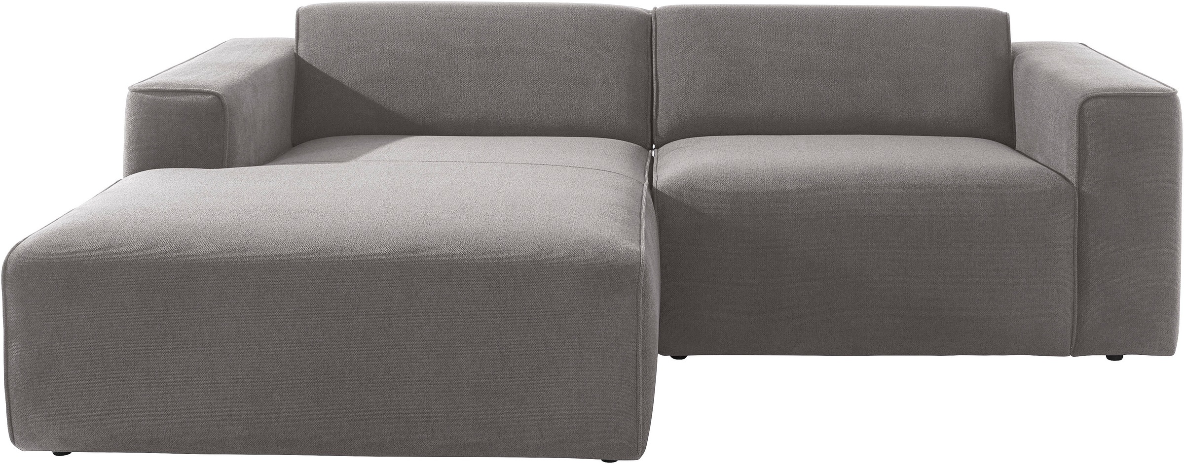 andas Ecksofa "Noord mit Kedernaht, Breite 234 cm", Cord, Struktur, Webstof günstig online kaufen