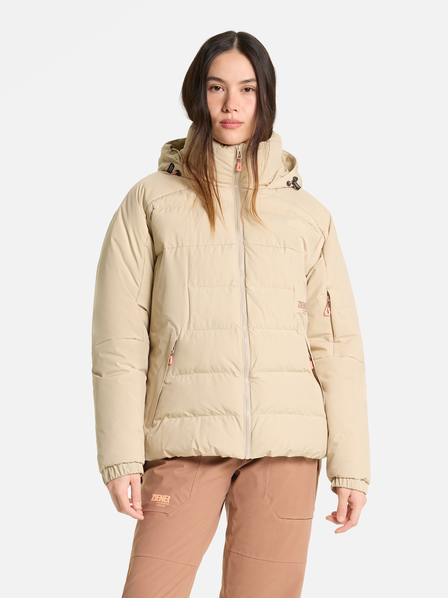 Ziener Skijacke »ROSVALDI-Z AQUASHIELD® DAMEN« wasser- u. winddicht, atmungsaktiv, warm durch synthetische Daune