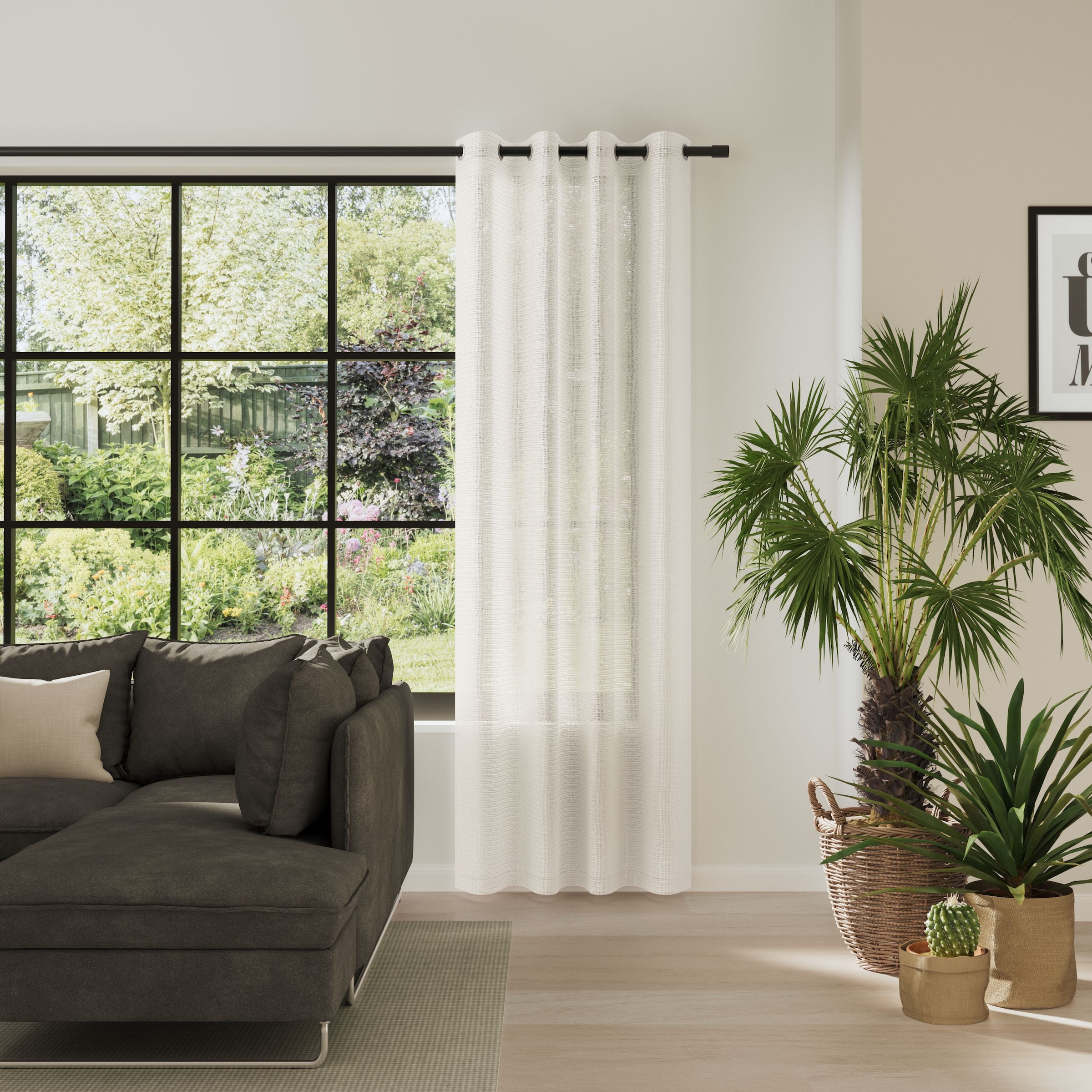 Neutex for you Vorhang "MELODY" Ösen 1 Stk. tlg. Melangeoptik mit grobem Ef günstig online kaufen