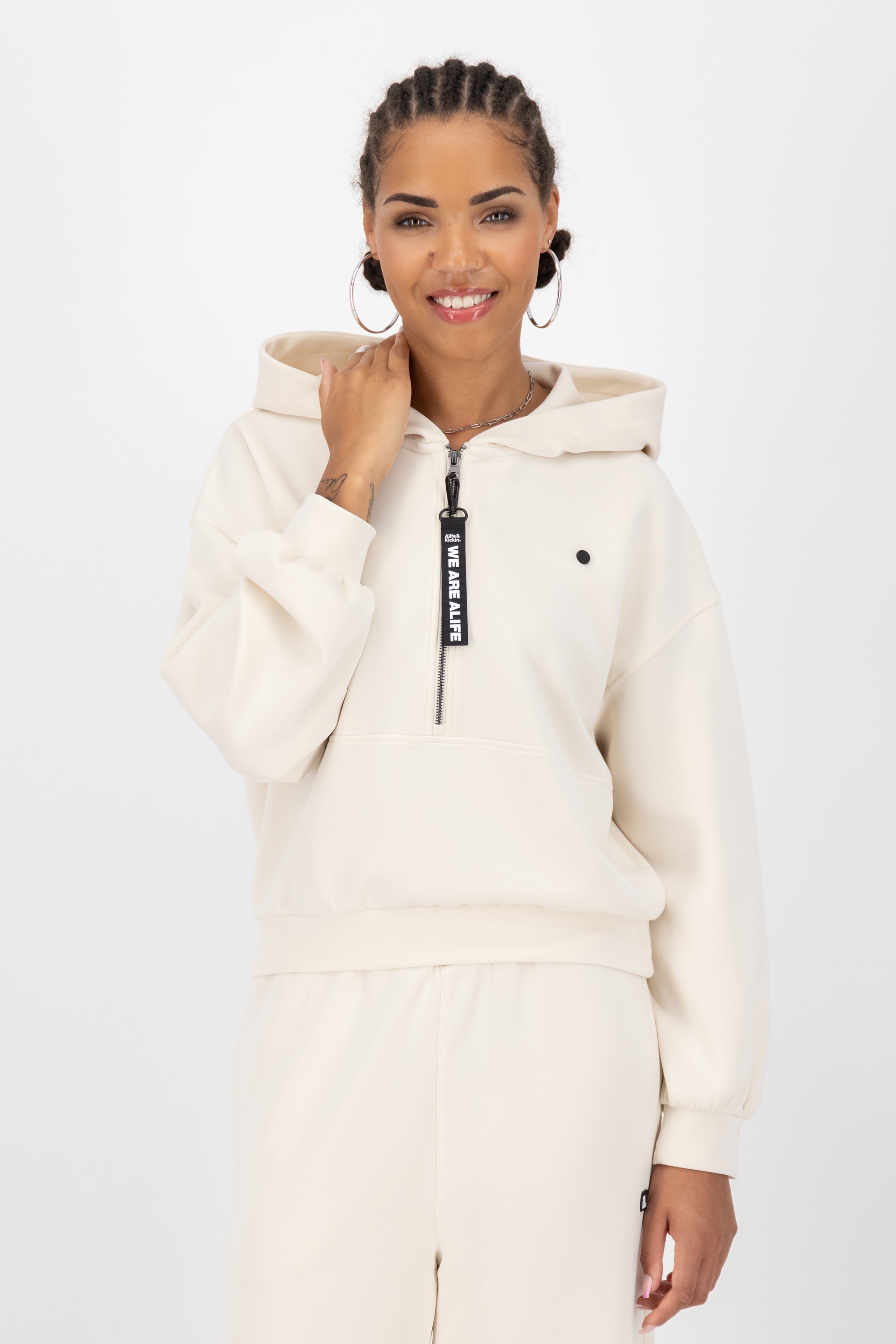 Alife & Kickin Kapuzensweatshirt »Damen FlaviaAK N«, Supersofter Hoodie Kapuzenpullover, Pullover mit Kapuze