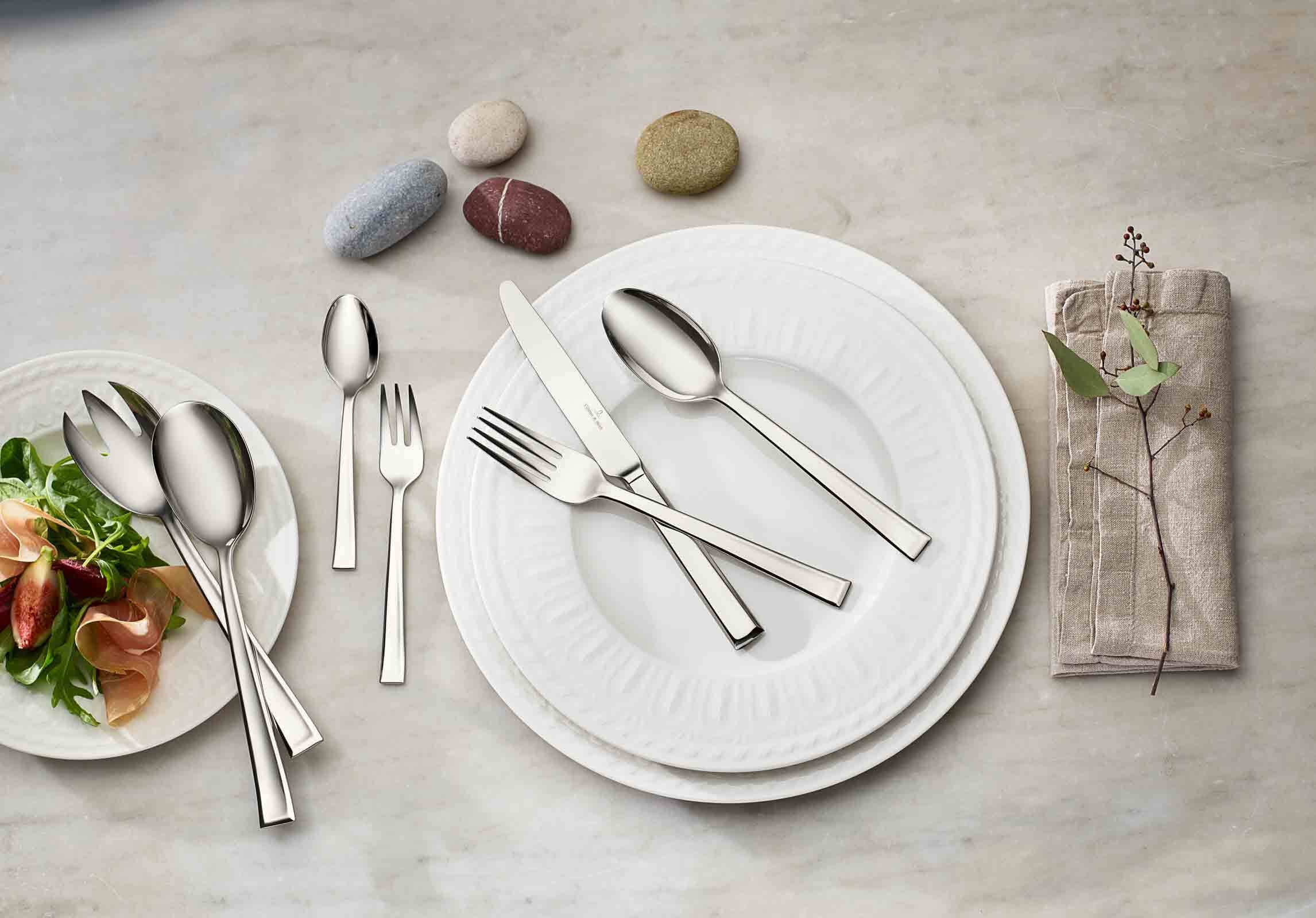 Villeroy & Boch Besteck-Set »Tafelbesteck Victor 68er Set silber«