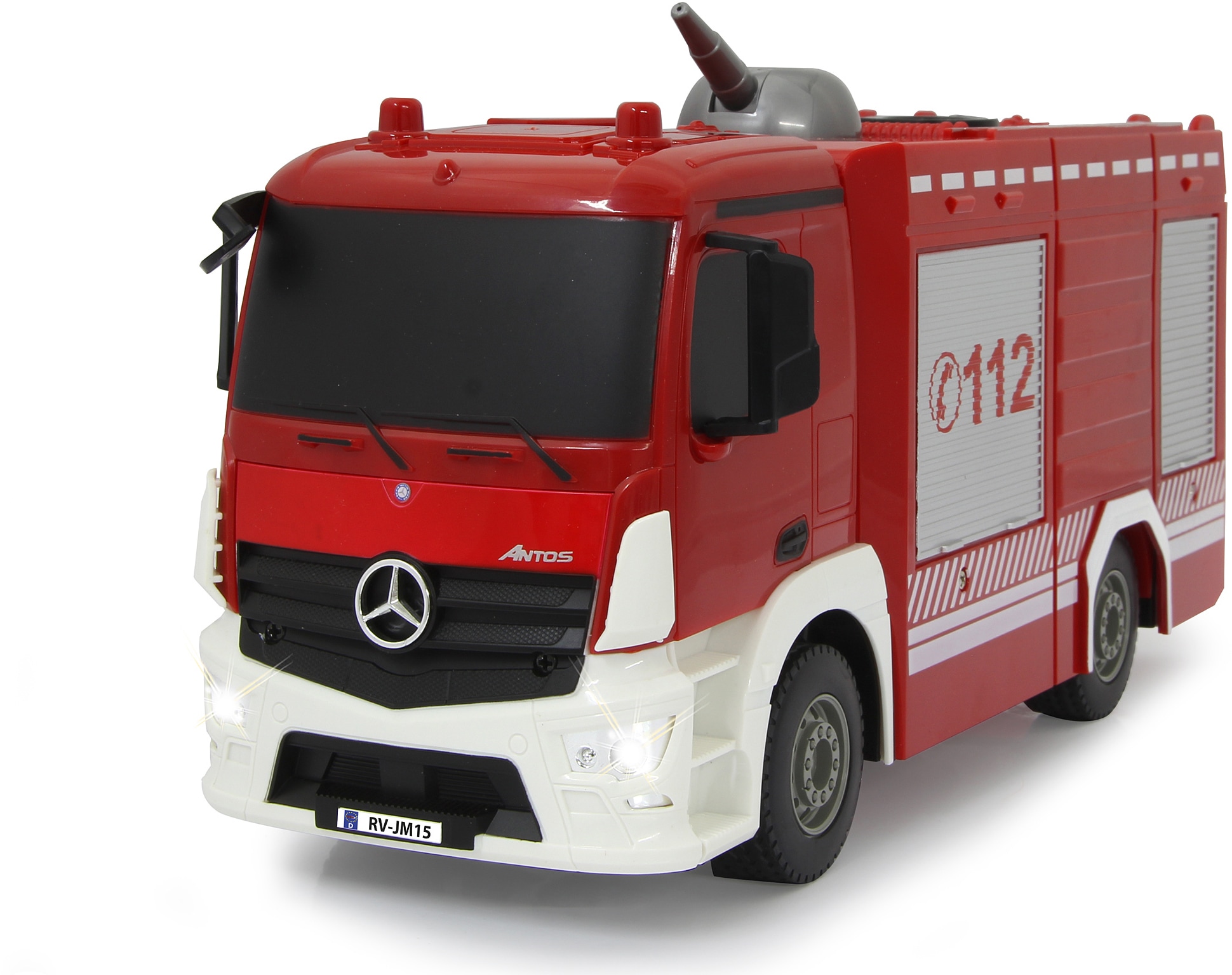 Jamara RC-LKW »Feuerwehr TLF Mercedes-Benz Antos 1:26 - 2,4 GHz«, mit Spritzfunktion