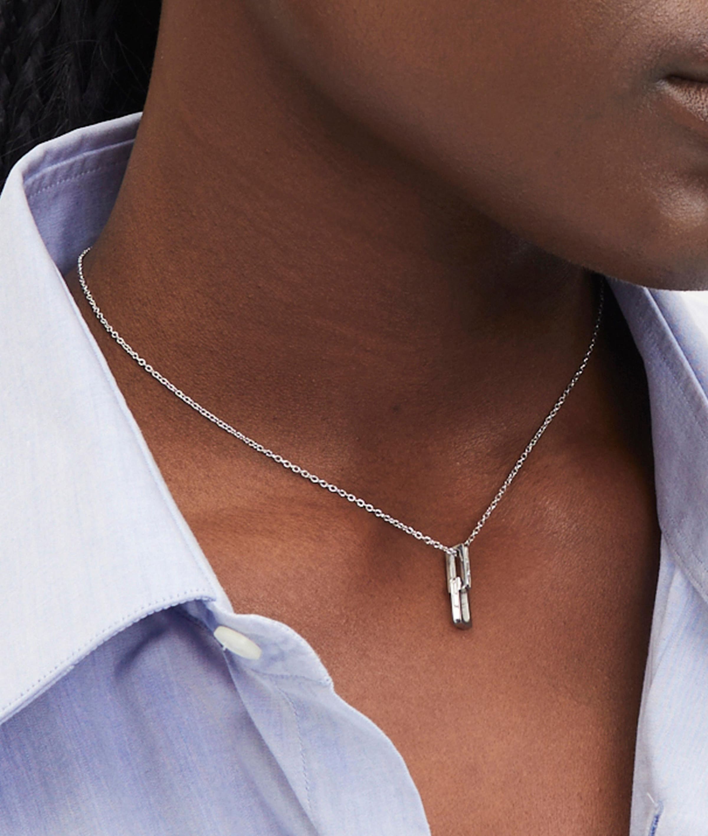 Liebeskind Berlin Kette mit Anhänger »Schmuck Edelstahl Halskette The Festive Mini Link Sparkle«, mit Zirkonia (synth.)