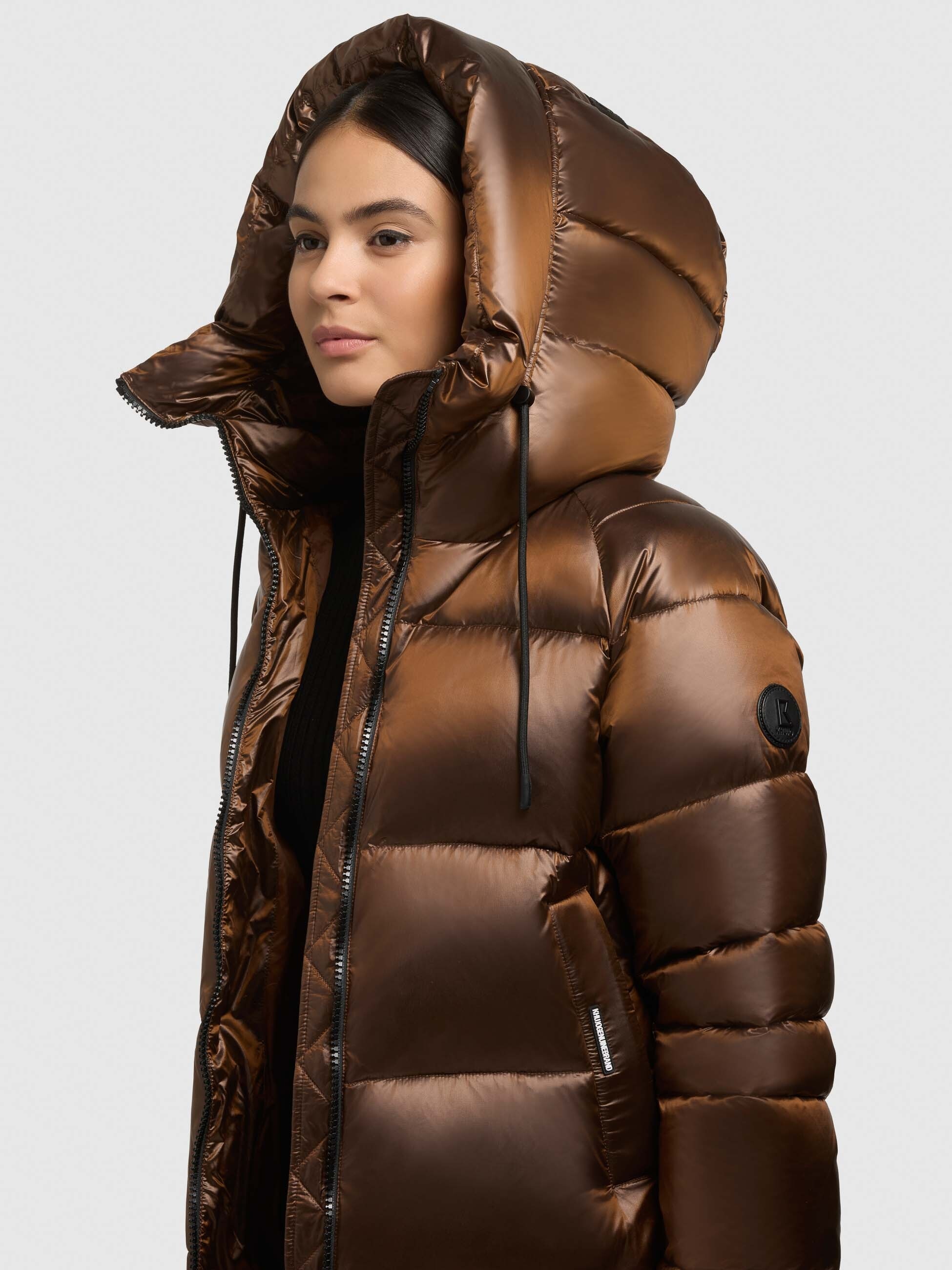 khujo Steppjacke »CARA« mit Kapuze