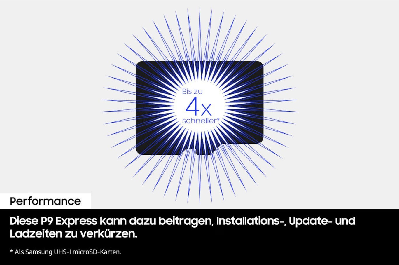 Samsung Speicherkarte »P9 microSD Express« (256 GB 800 MB/s Lesegeschwindigkeit)