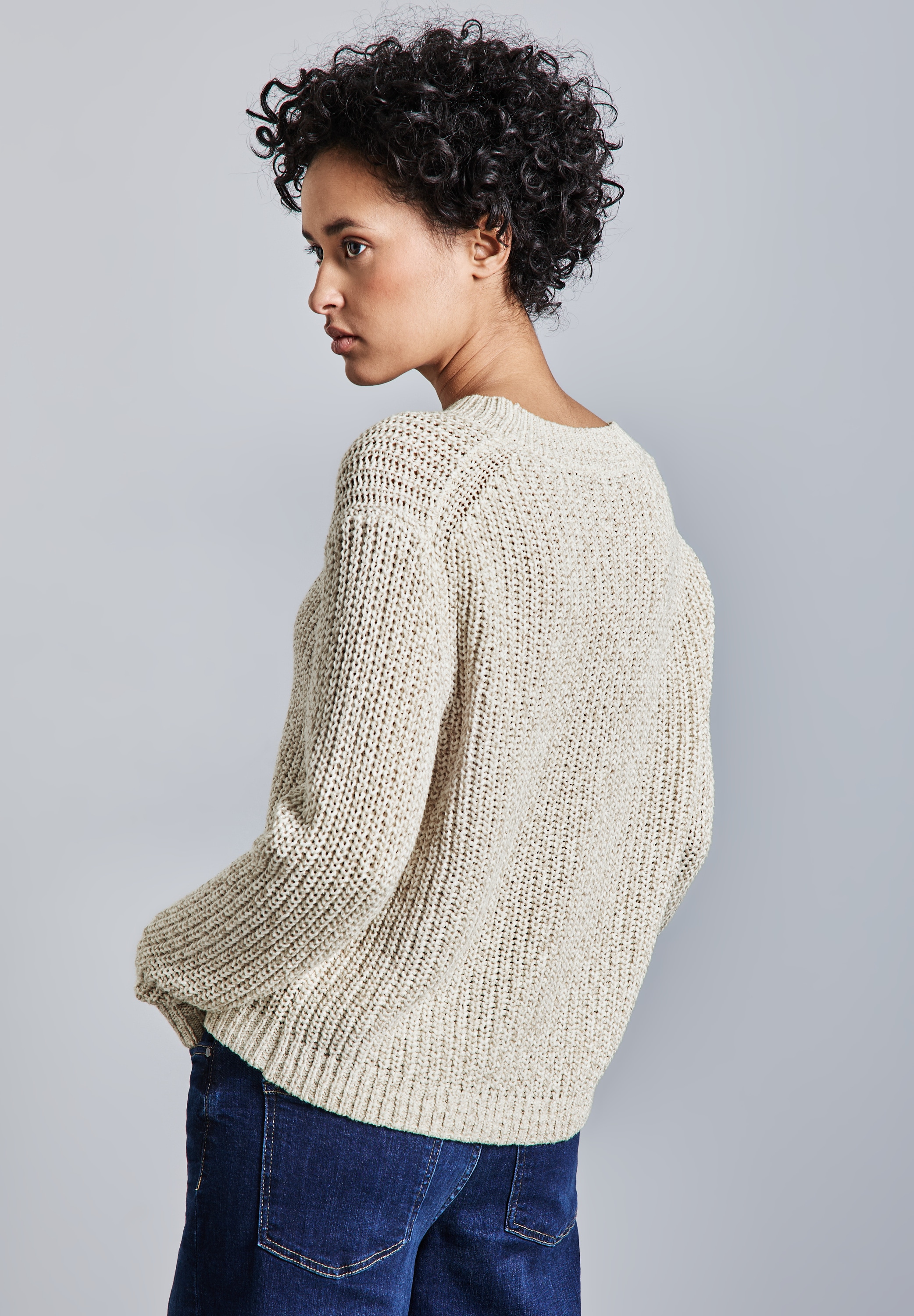 STREET ONE Strickpullover, im soften Baumwoll-Mix