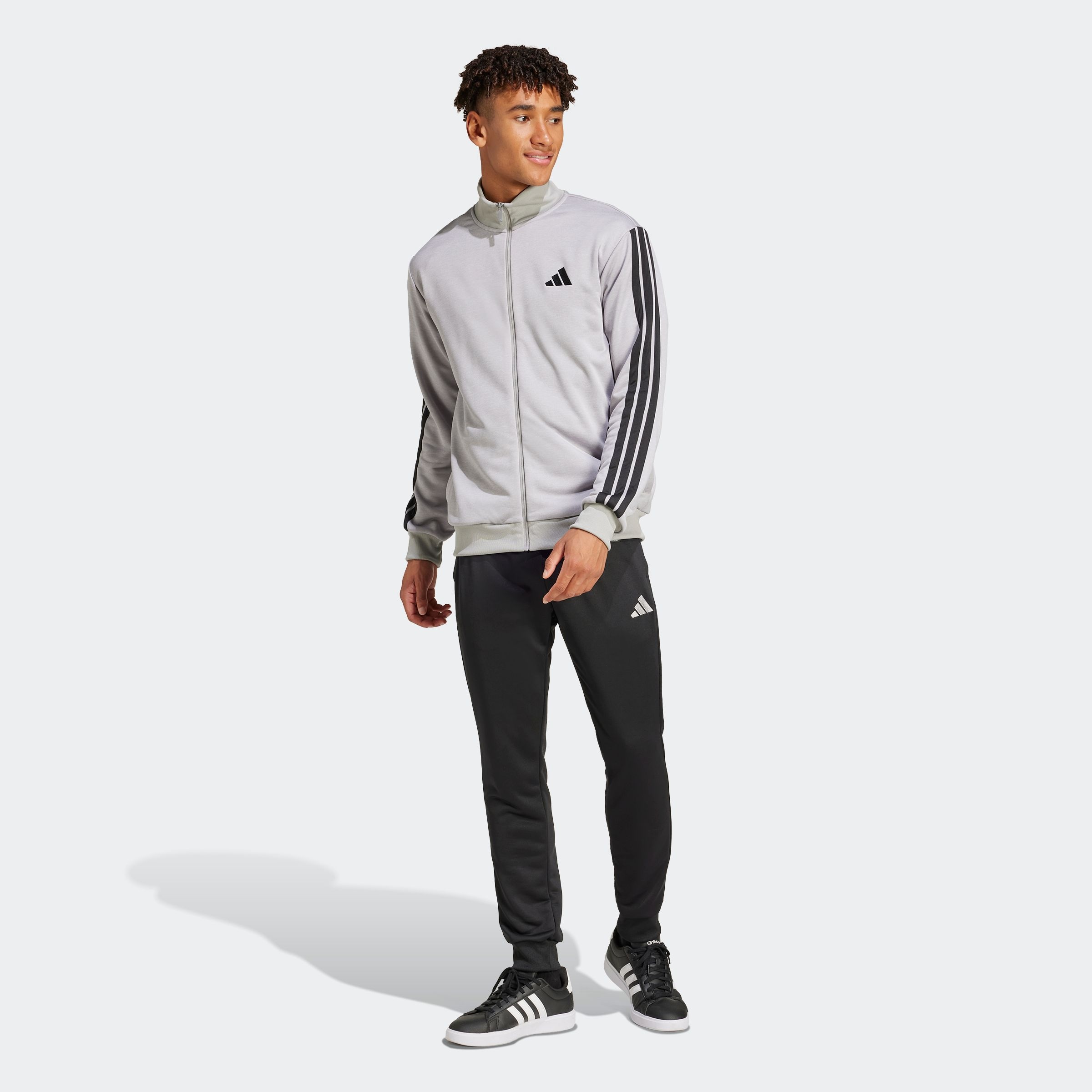 adidas Sportswear Trainingsanzug "M 3S FT TT TS" 2 Stk. tlg. drei Streifen günstig online kaufen