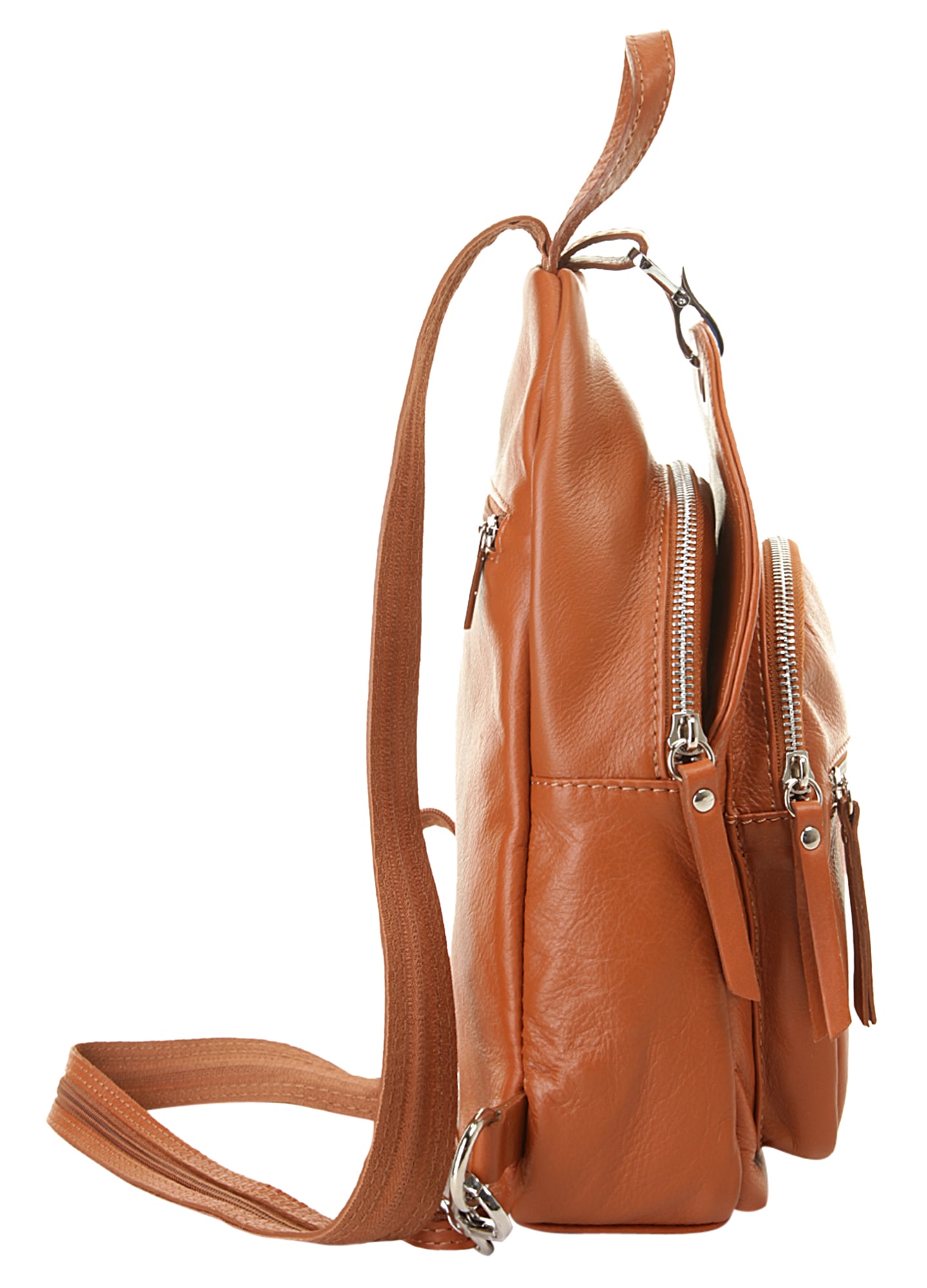 Samantha Look Cityrucksack, echt Leder, Made in Italy