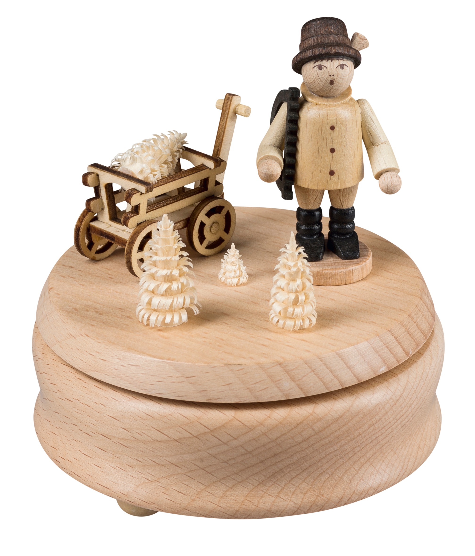 SAICO Original Spieluhr "Holzmacher" 12x11x11 cm günstig online kaufen