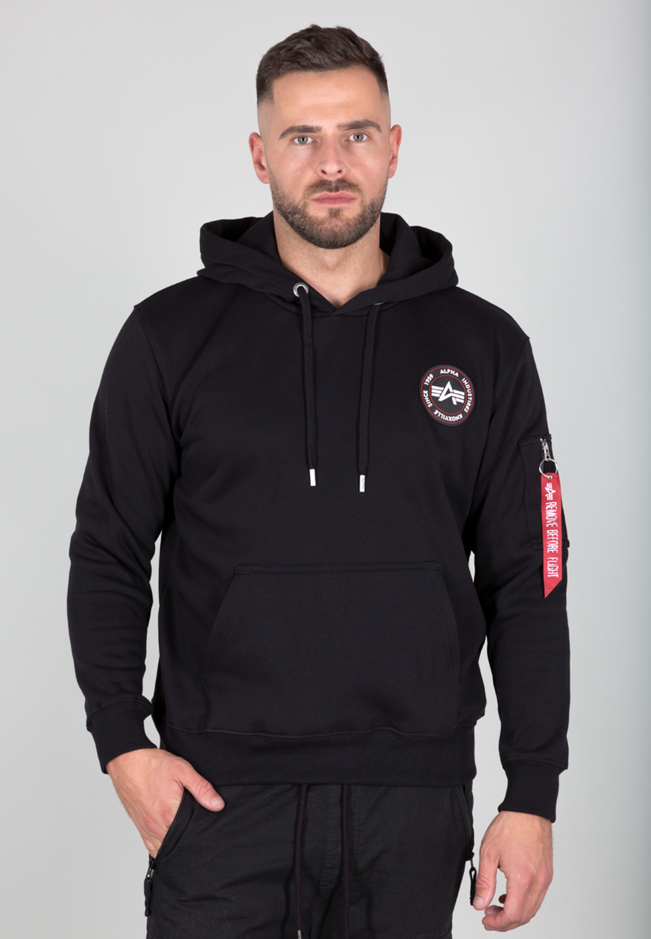 Alpha Industries Hoodie "Alpha Industries Men - Hoodies RBF Back Stripe Hoodie"