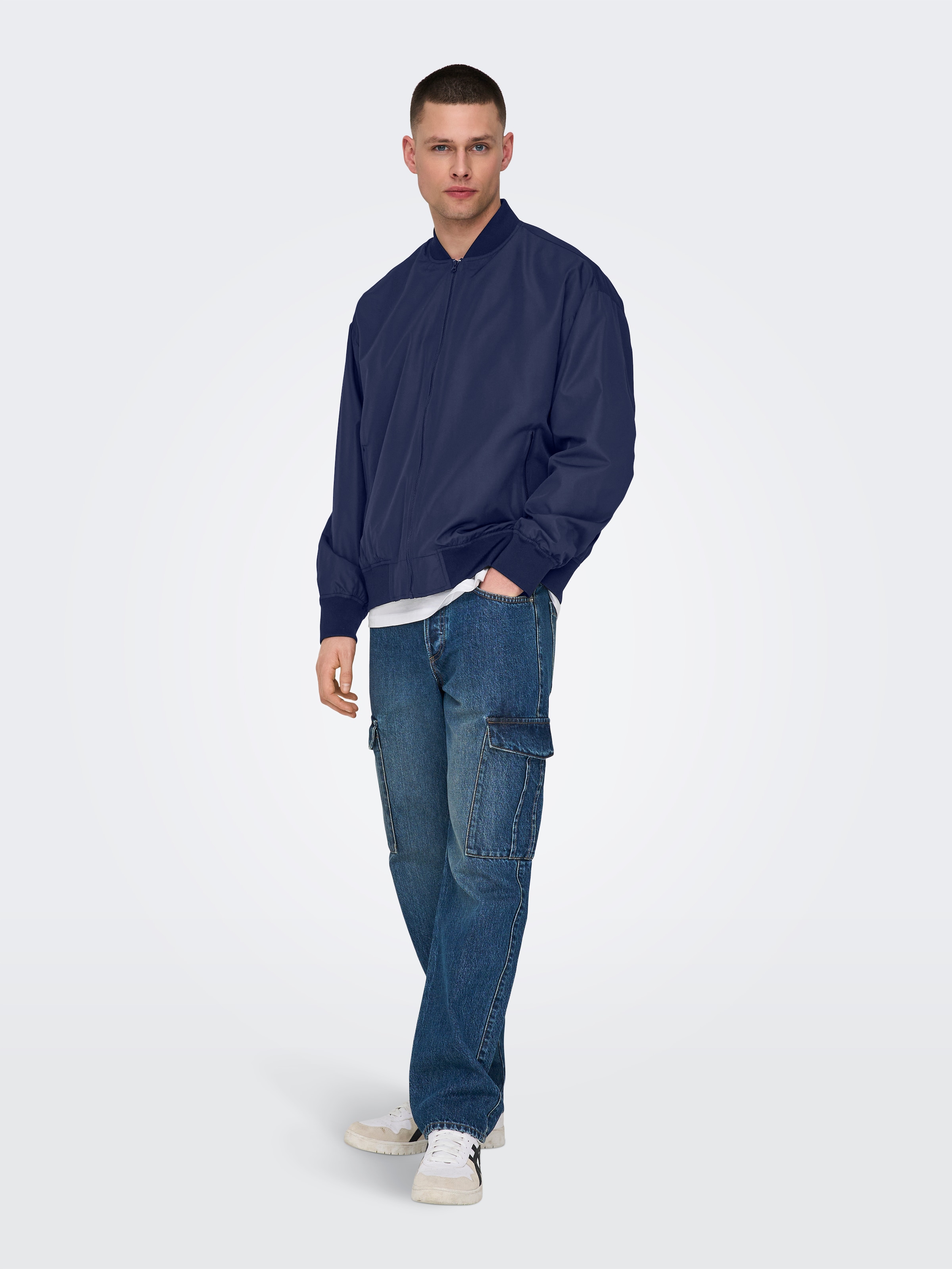 ONLY & SONS Bomberjacke »ONSGAVIN BOMBER JACKET OTW CS«, ohne Kapuze