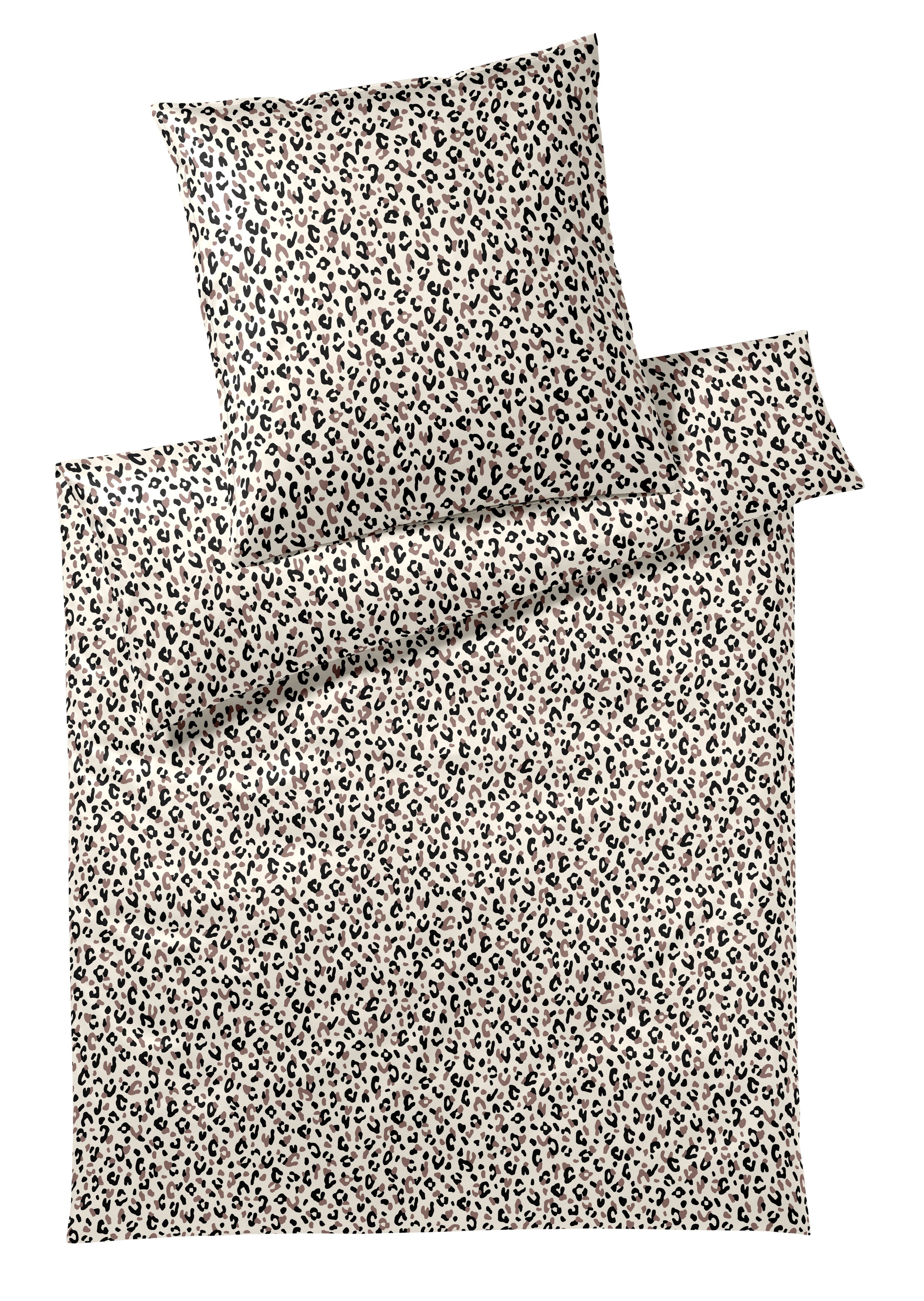 Elegante Bettwäsche "Leolook" 2 Stk. tlg. angenehmes Hautgefühl günstig online kaufen