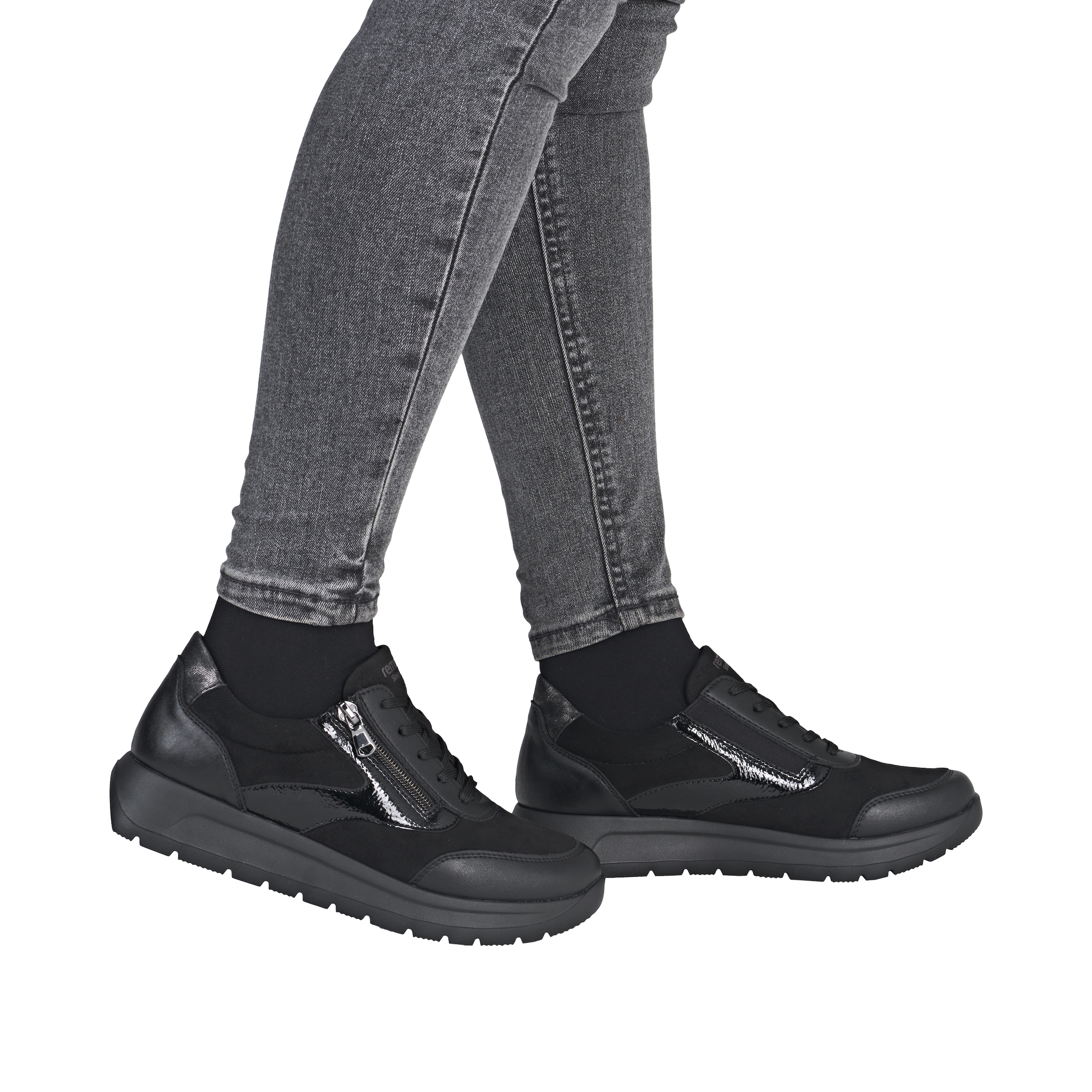 Remonte Plateausneaker, Schnürschuh, Halbschuh, Freizeitsneaker mit gepolstertem Schaftrand