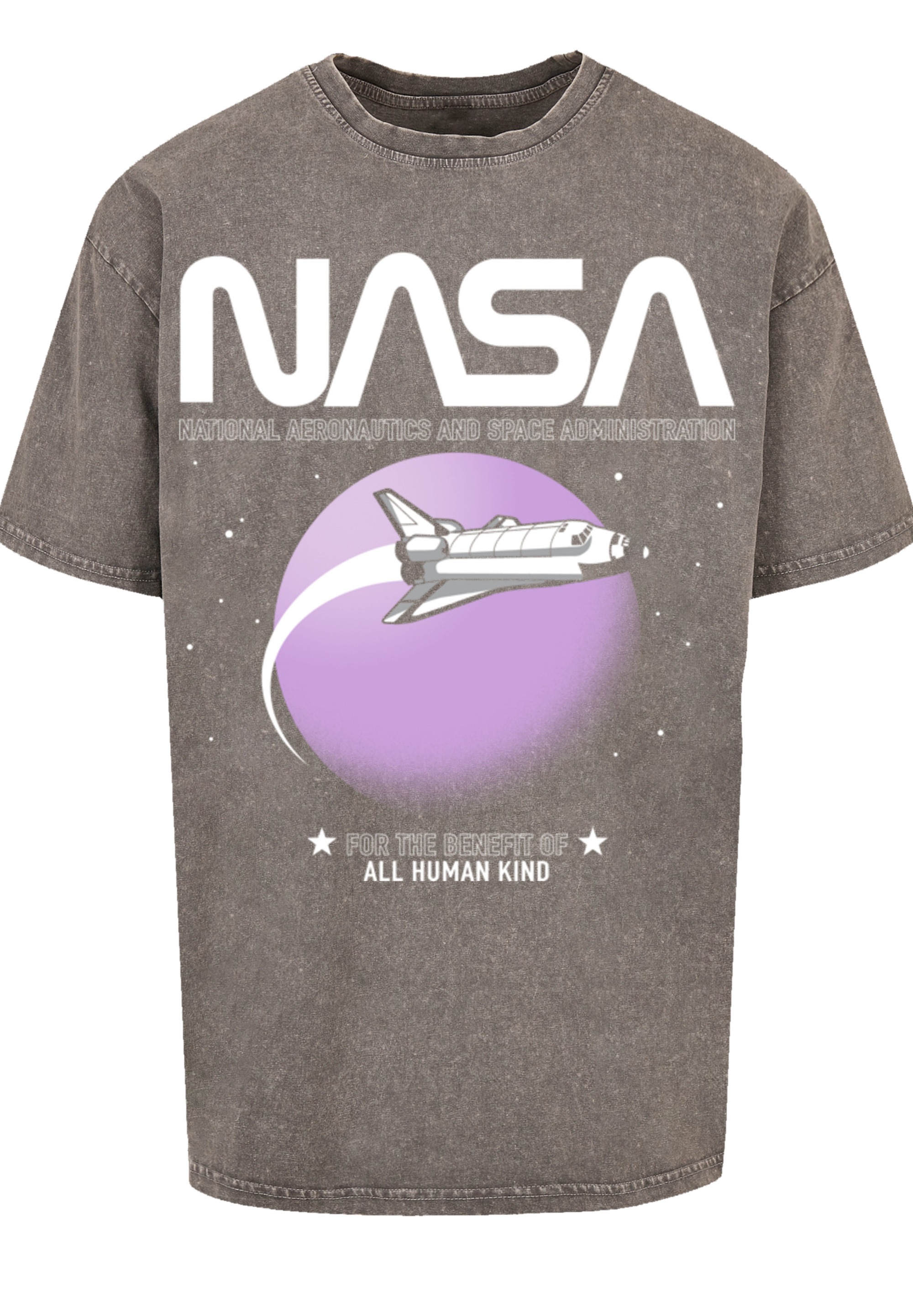 F4NT4STIC T-Shirt »NASA Shuttle Orbit«, Print