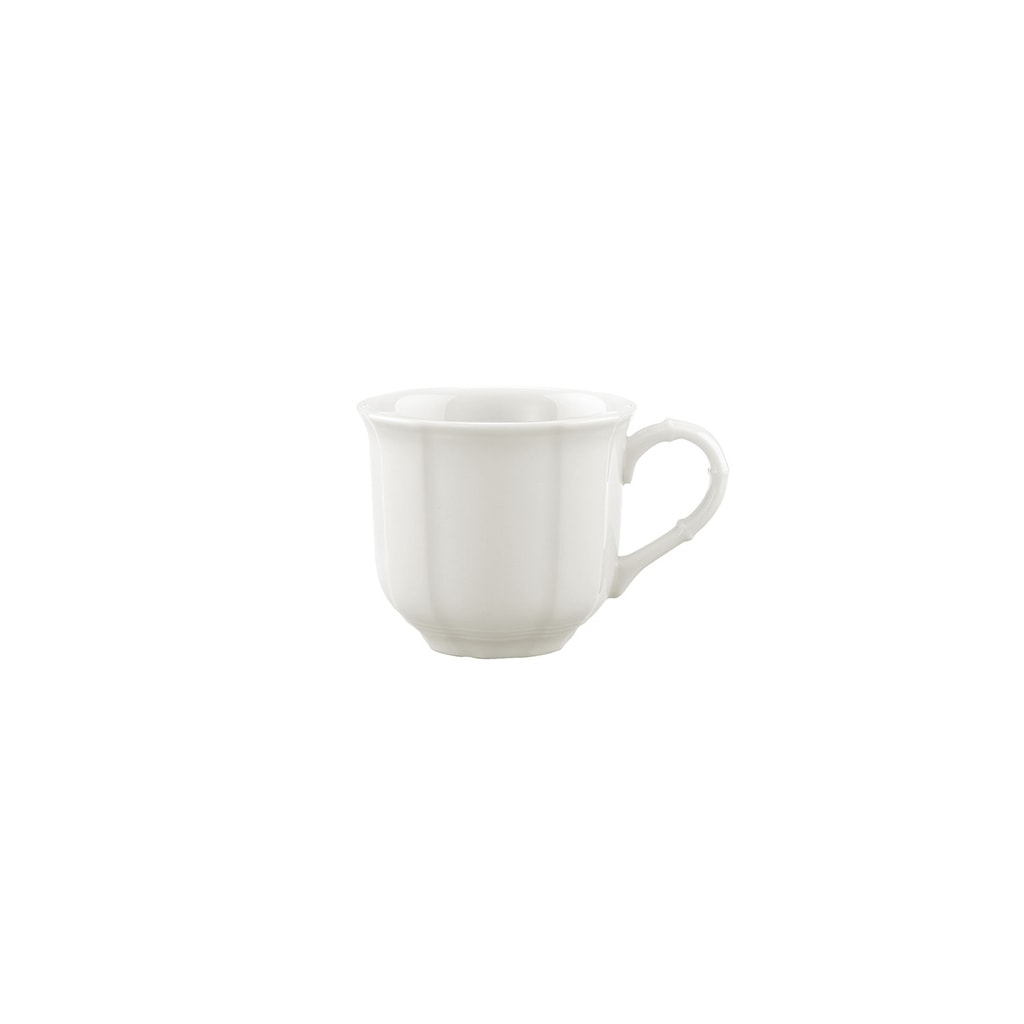 VILLEROY & BOCH Espressotasse "Espressotasse Manoir 80 ml weiß", weiß, Trinkgefäße