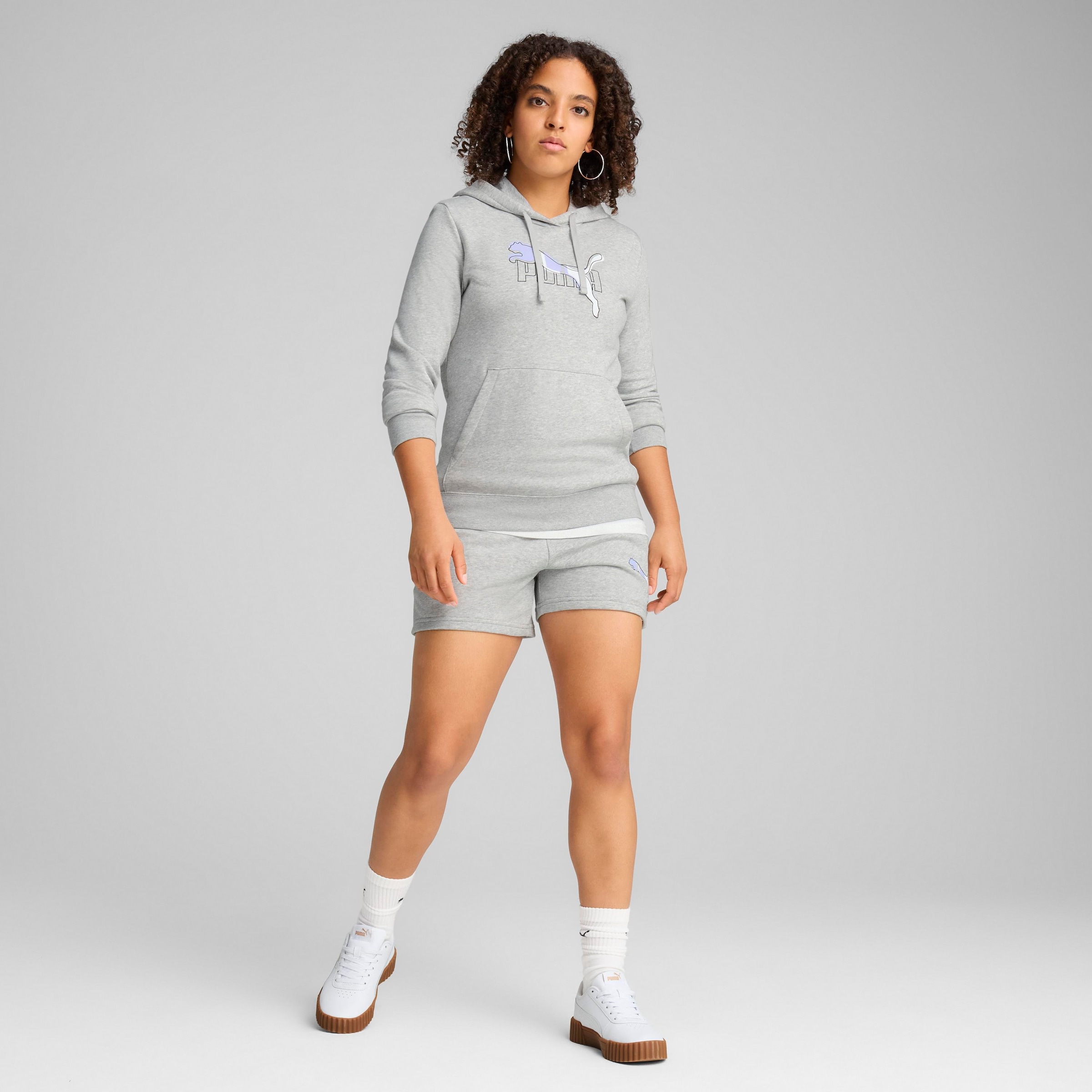 PUMA Kapuzensweatshirt »ESS LOGO LAB HOODIE TR«, mit Kängurutasche, mit verstellbarer Kapuze, mit Print-Applikation
