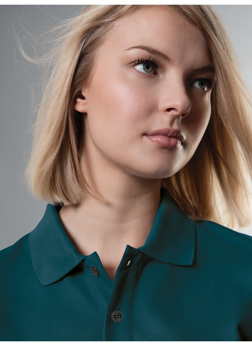 Trigema Poloshirt »TRIGEMA Slim Fit Poloshirt aus DELUXE-Piqué«, (1 tlg.)